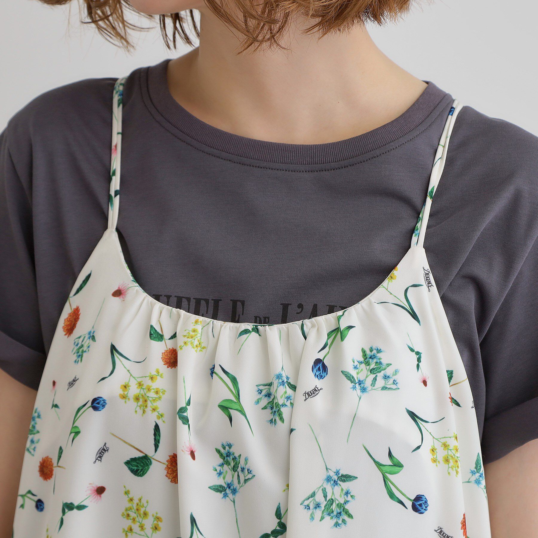 grove「【コラボITEM】DILIGENCE PARLOUR キャミワンピース」|ワンピース|