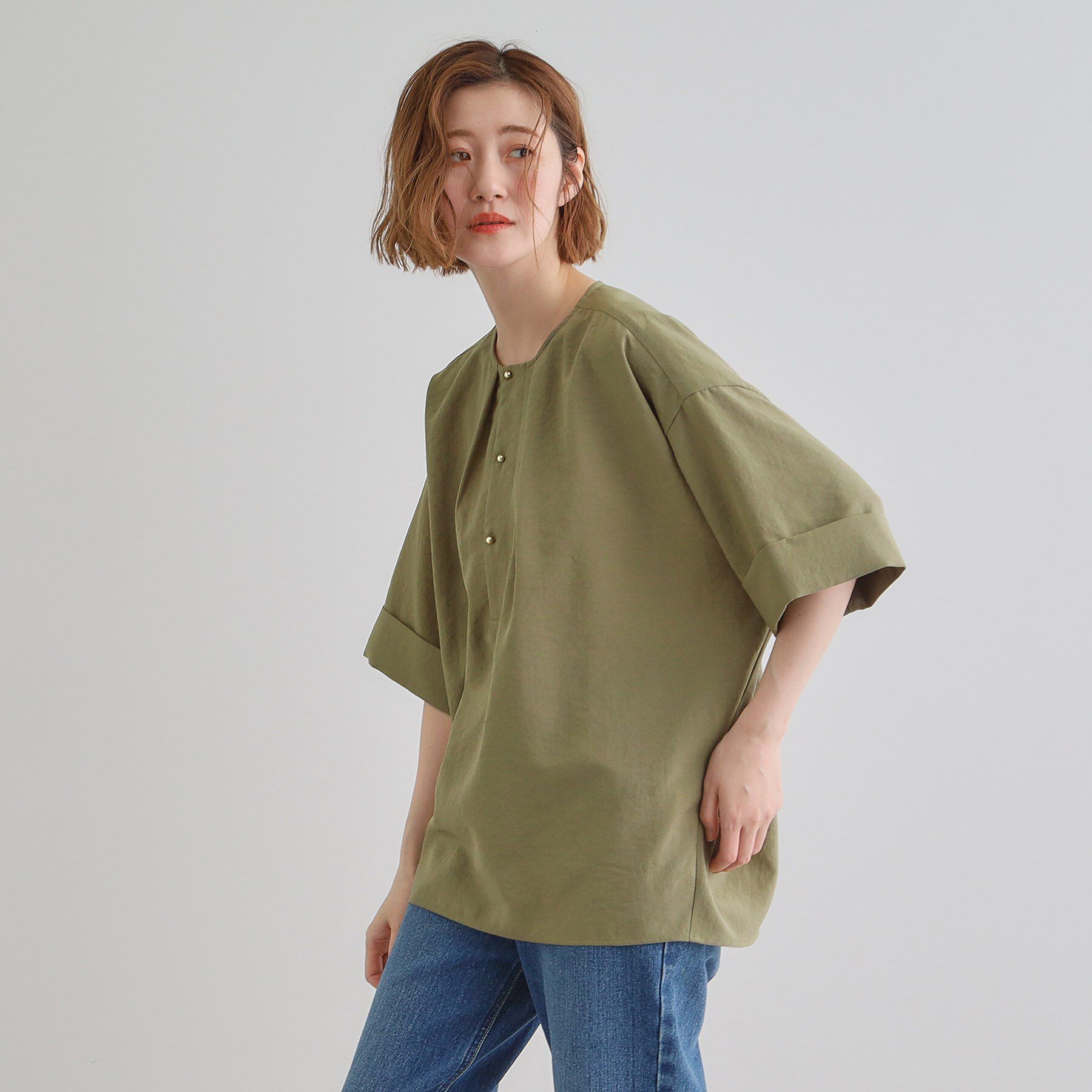 grove「ドルマンタックシャツ」|シャツ・ブラウス|