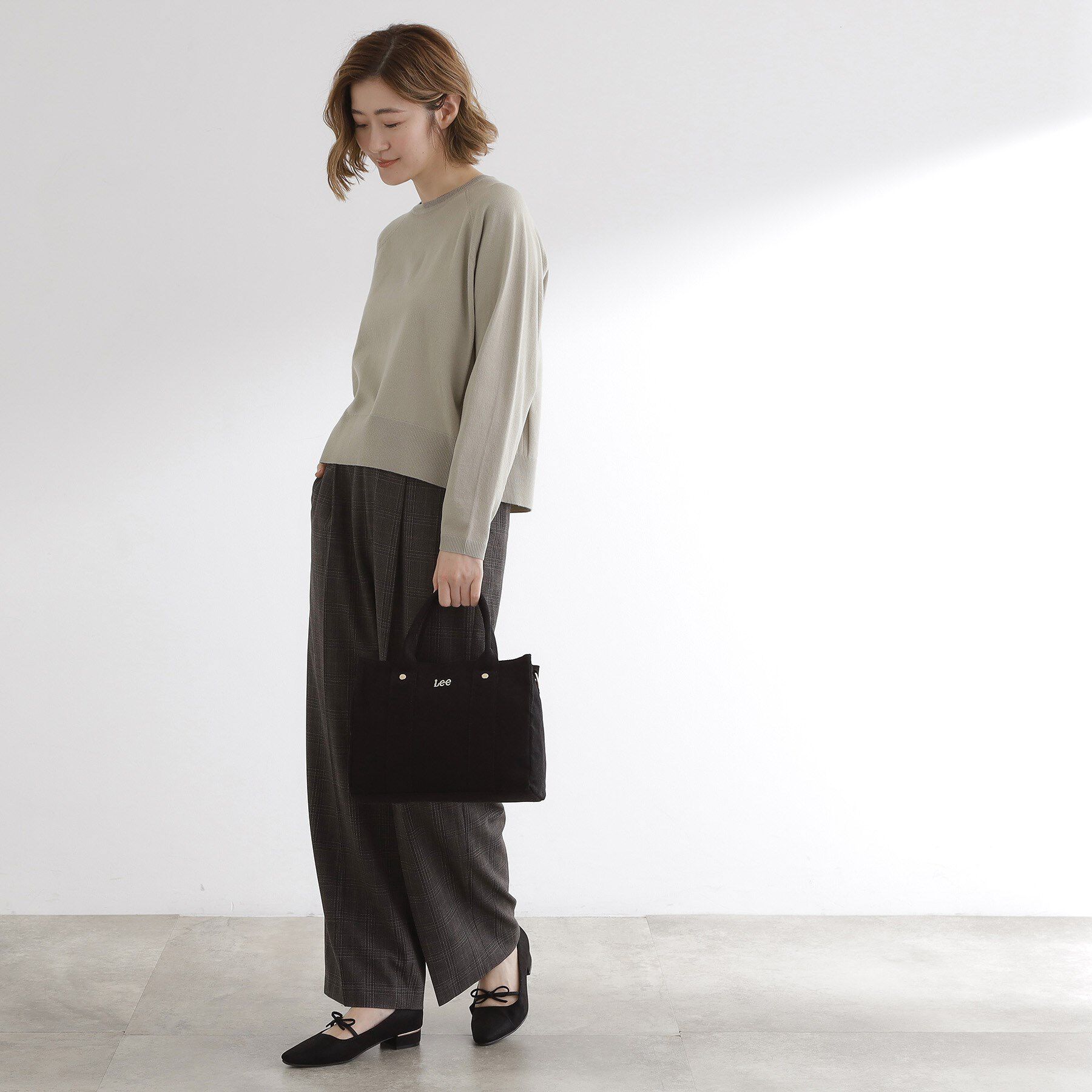 grove「【Lee別注】コーデュロイスクエアトート」|トートバッグ|