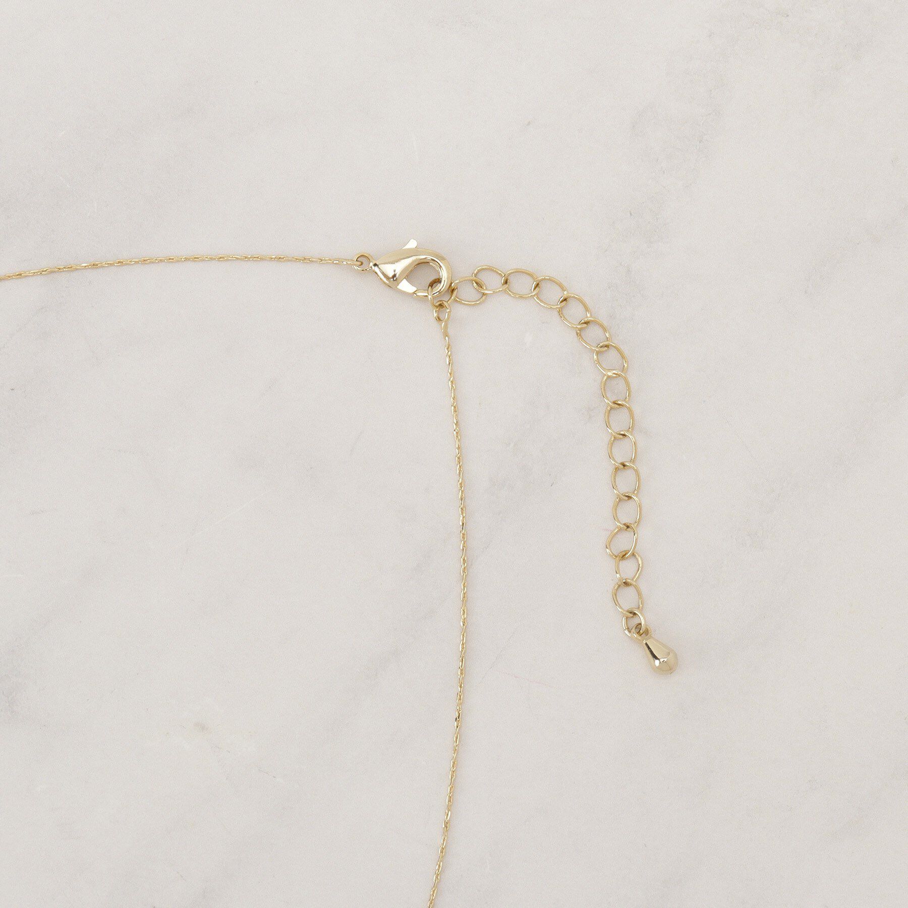 grove「ビジューバーショートネックレス」|ネックレス|