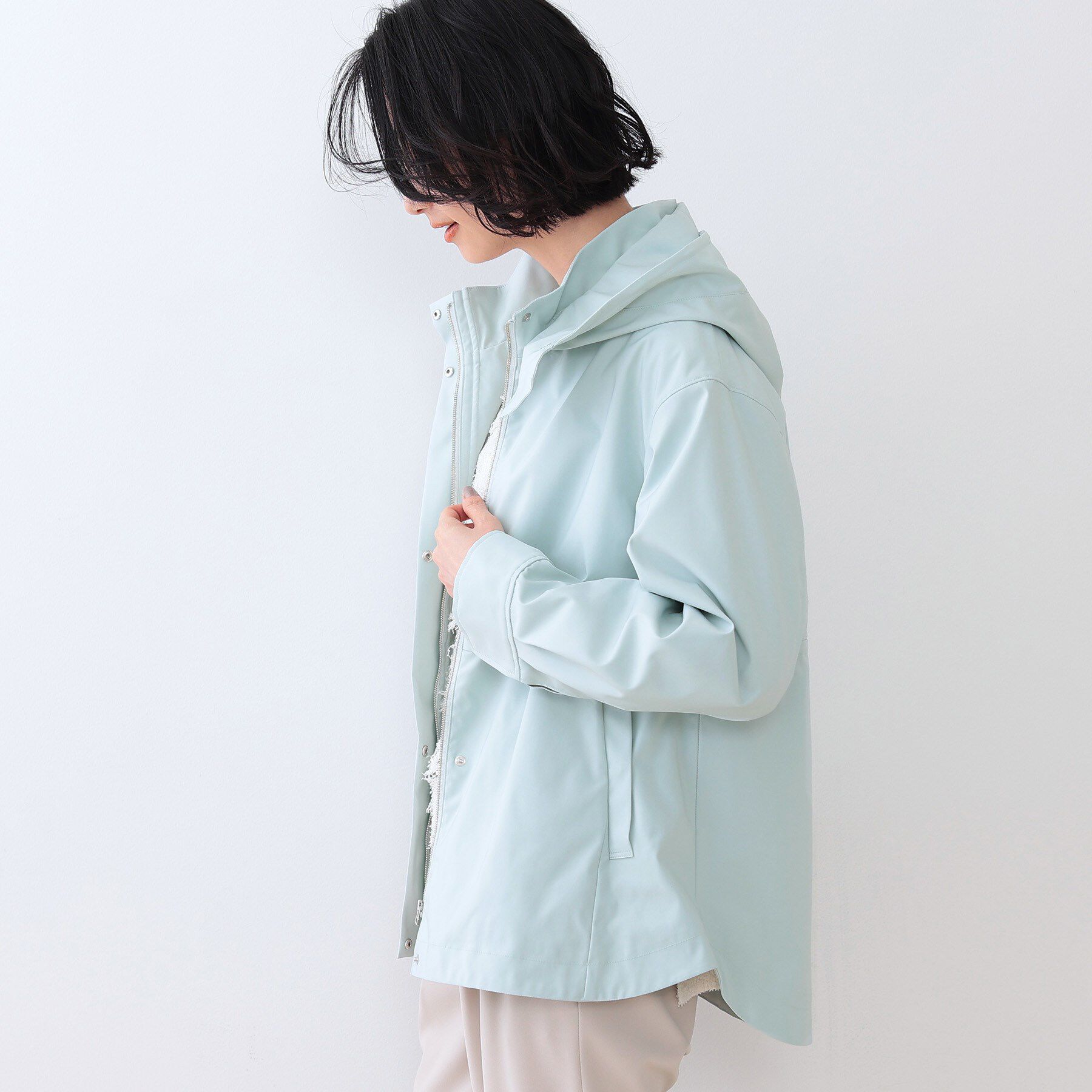 INDIVI「【撥水／UVケア】マルチWAYマウンテンパーカ」|ブルゾン・スタジャン|