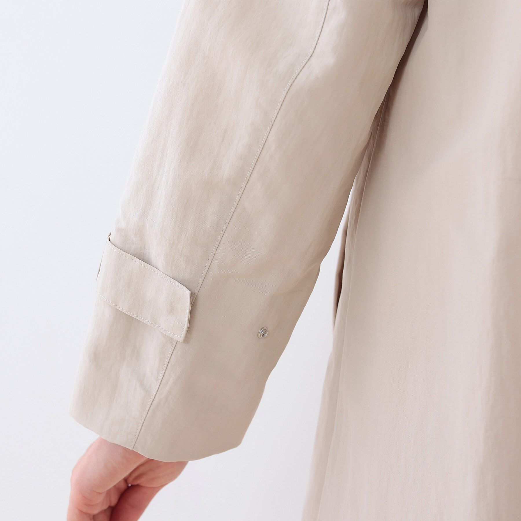 INDIVI「【撥水／UVケア／軽量】トレンチ風ロングコート」|トレンチコート|