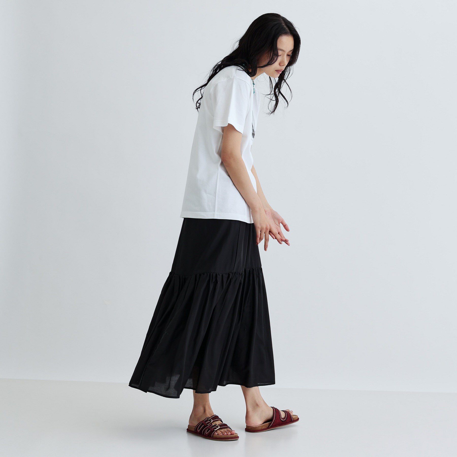 GALLEST「ティアードボイルスカート」|スカート|