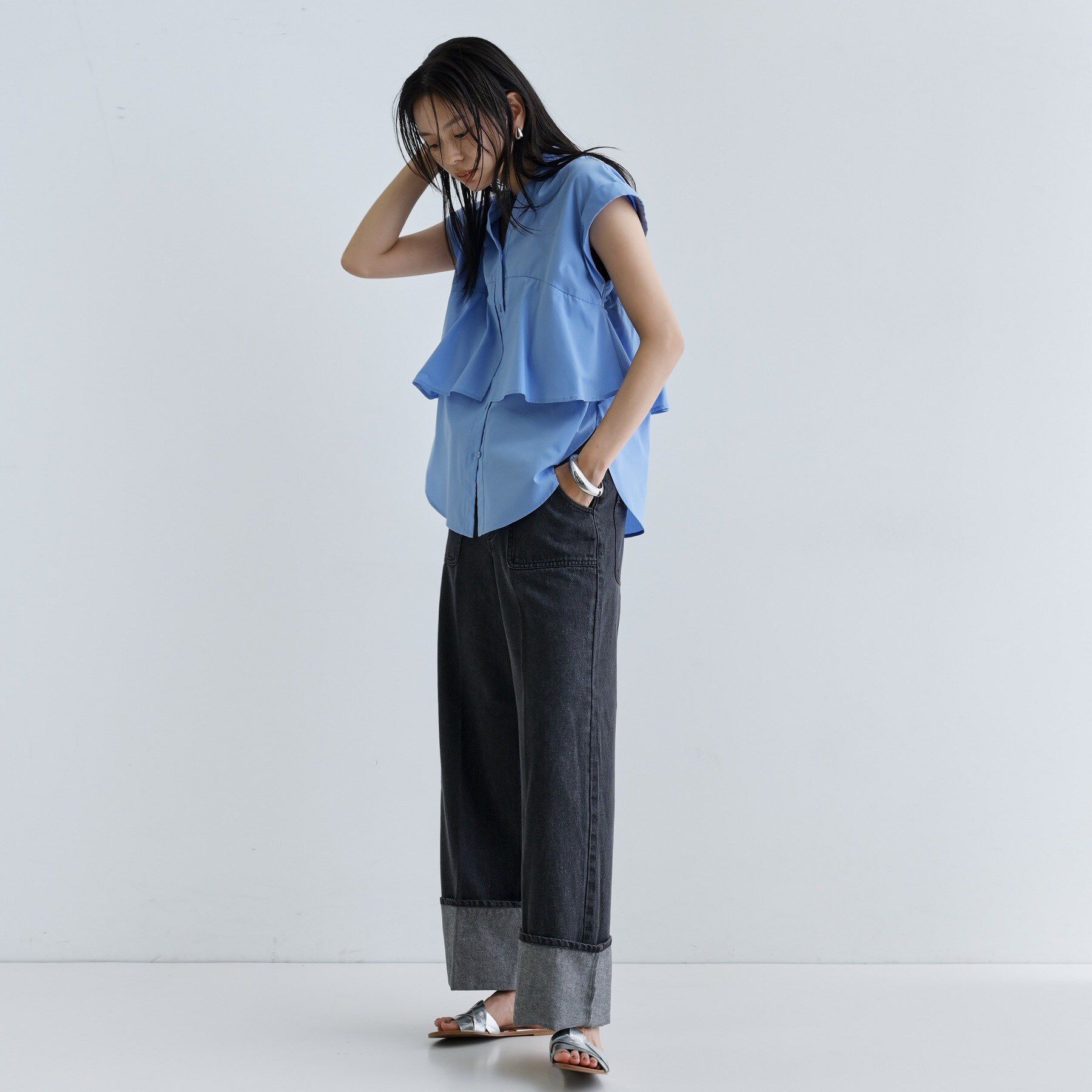 GALLEST「2WAYペプラムシャツ」|シャツ・ブラウス|