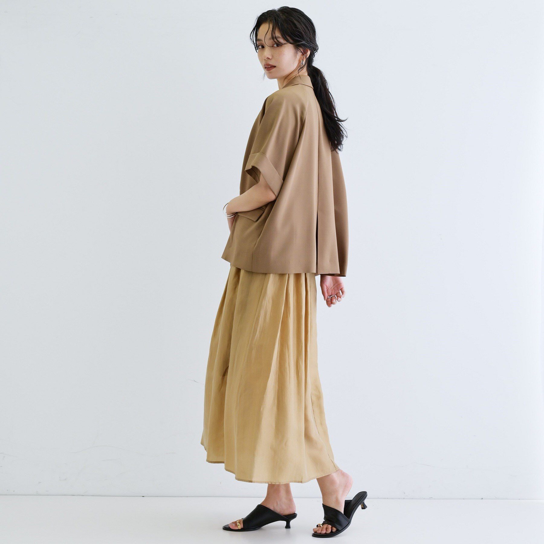 GALLEST「シアーマキシスカート」|スカート|