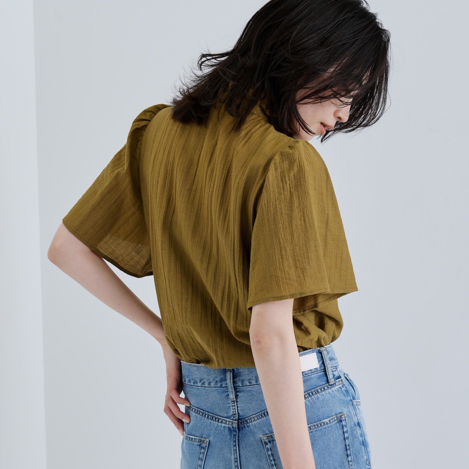 GALLEST「フレアスリーブブラウス」|シャツ・ブラウス|