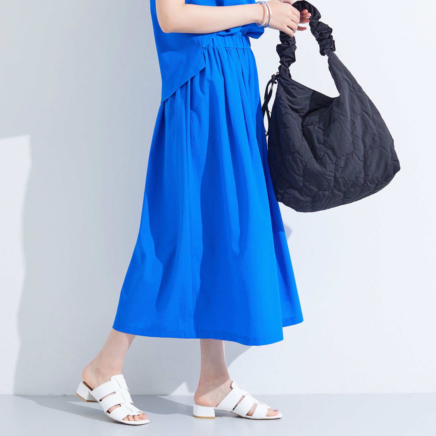 INDIVI「【クールエアー素材／UVケア／セットアップ可能】エアリーフレアパンツ」|その他|