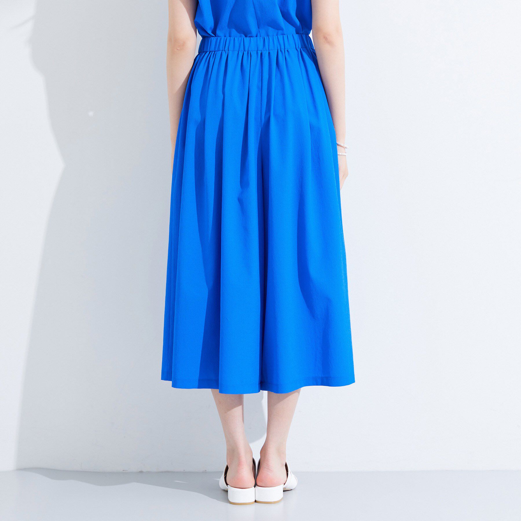 INDIVI「【クールエアー素材／UVケア／セットアップ可能】エアリーフレアパンツ」|その他|