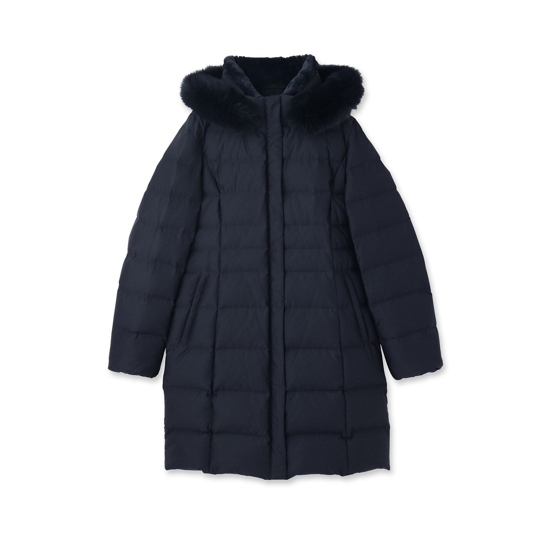 INDIVI「【名品／撥水／抗菌防臭】ロング丈リサイクルダウンコート」|ダウン|