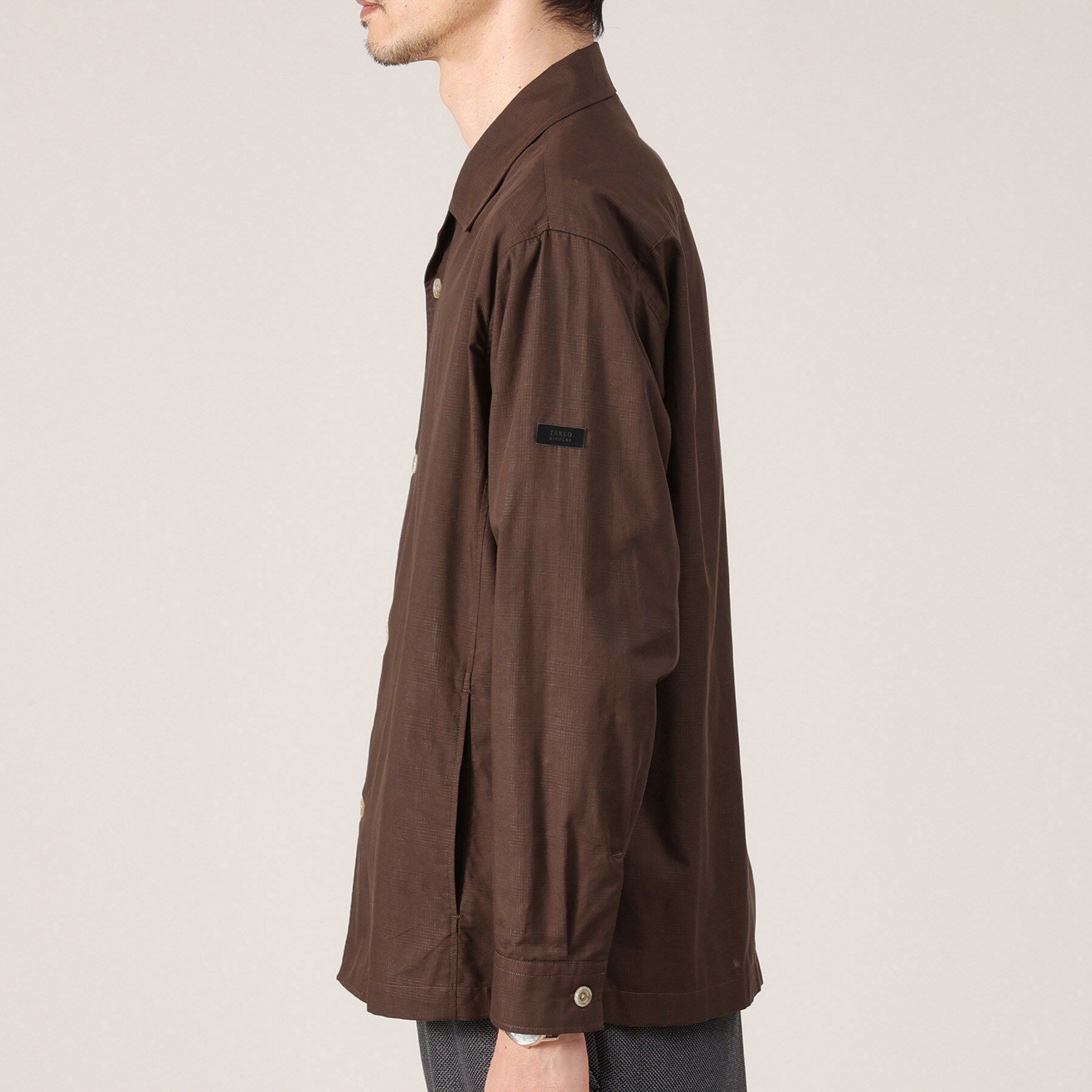TAKEO KIKUCHI「【羽織】ダブルフェイス シャツ 羽織り」|シャツ・ブラウス|