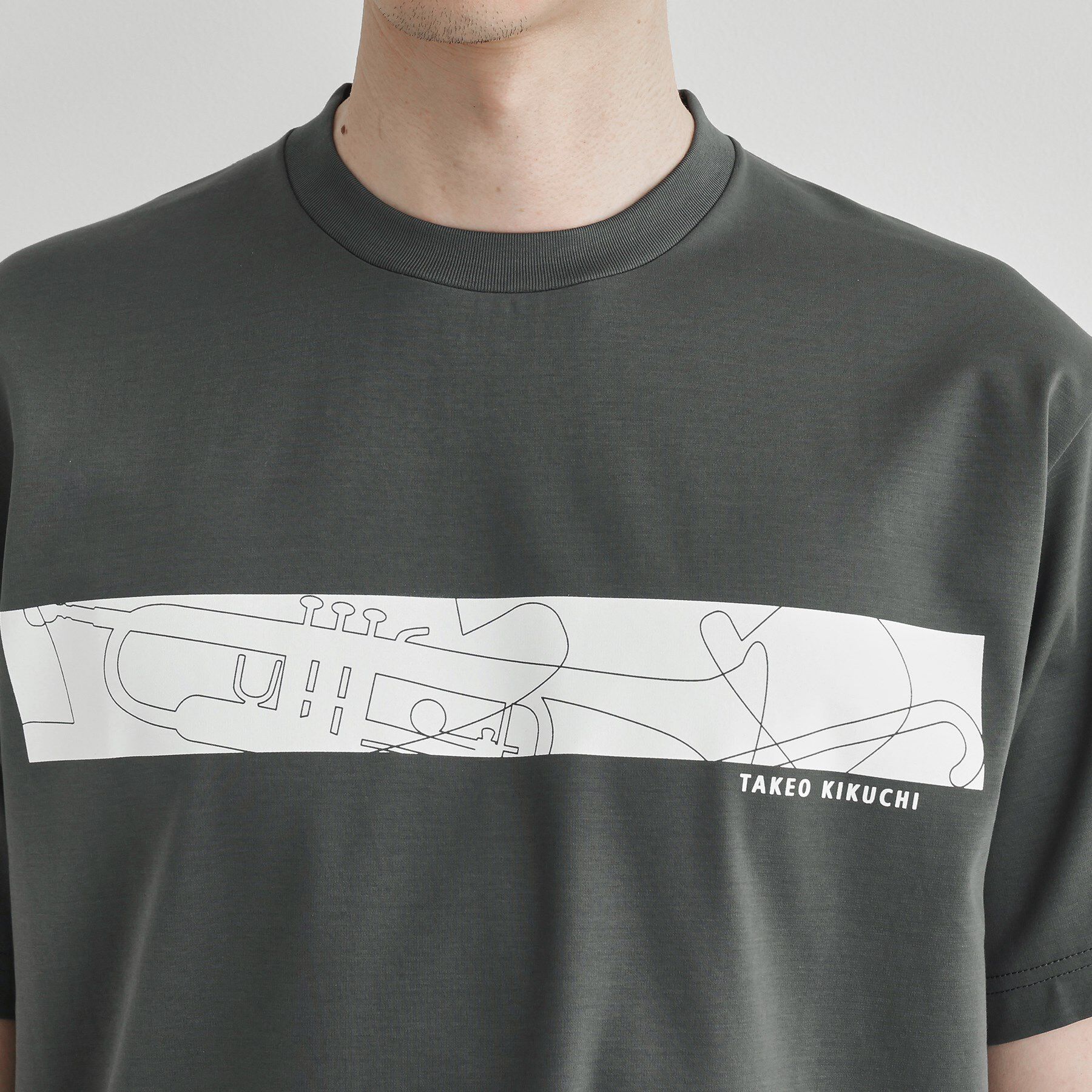 TAKEO KIKUCHI「バープリントポンチTシャツ」|Tシャツ・カットソー|