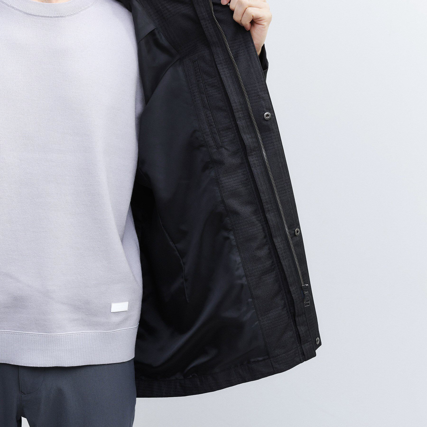 TAKEO KIKUCHI「【3WAY】グレンチェック ダウンライナー ブルゾン」|ブルゾン・スタジャン|