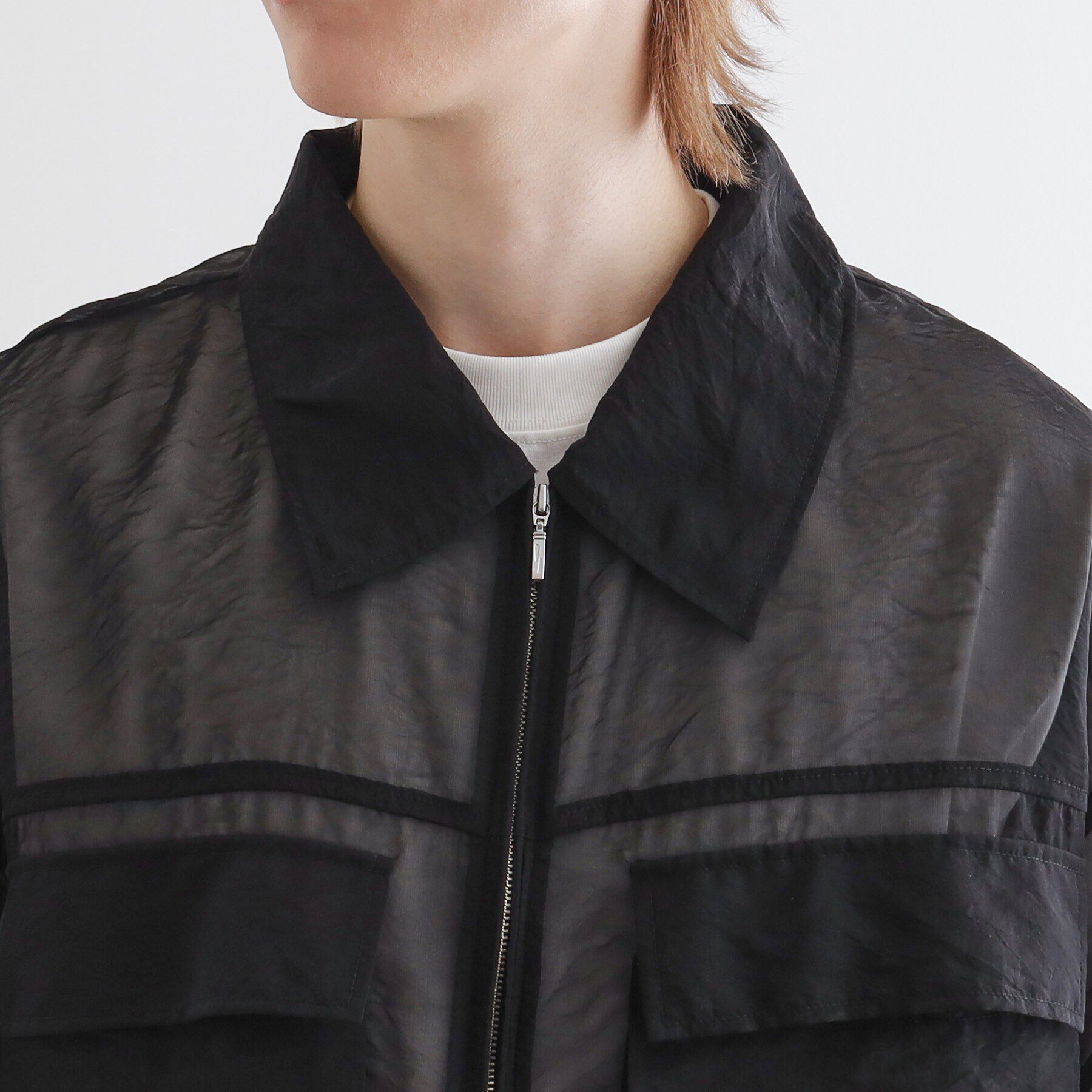 tk.TAKEO KIKUCHI「シアーシャツアウター」|シャツ・ブラウス|