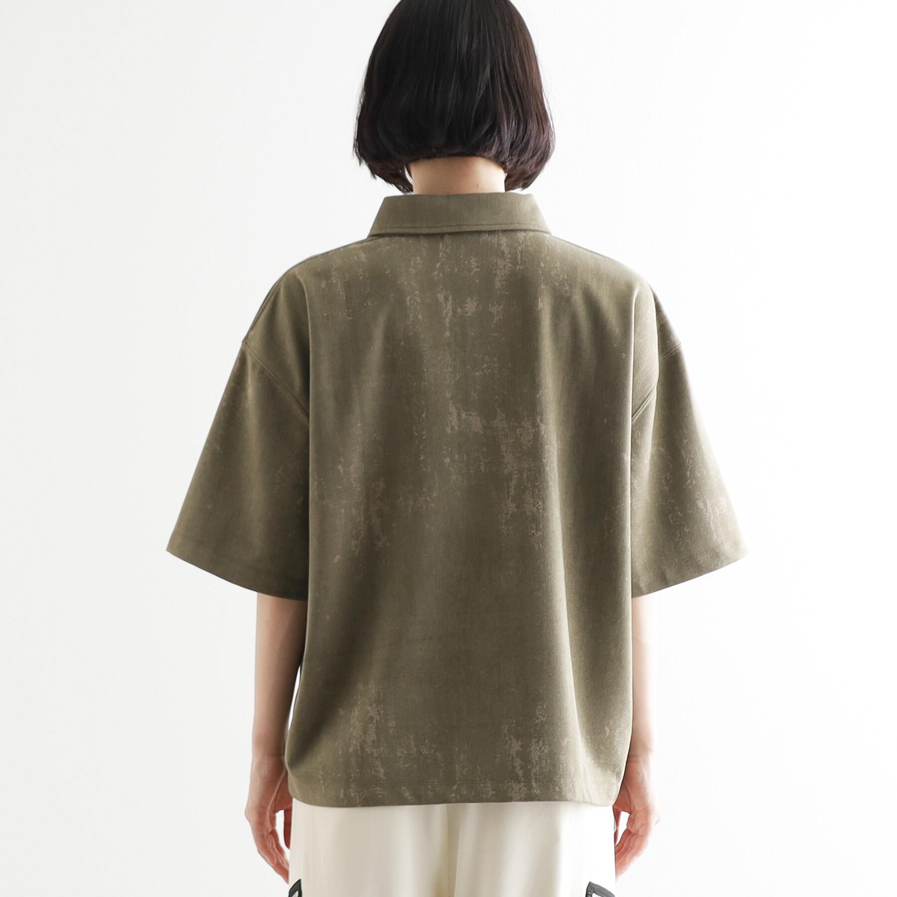 tk.TAKEO KIKUCHI「ヴィンテージライクハーフジップポロシャツ」|ポロシャツ|