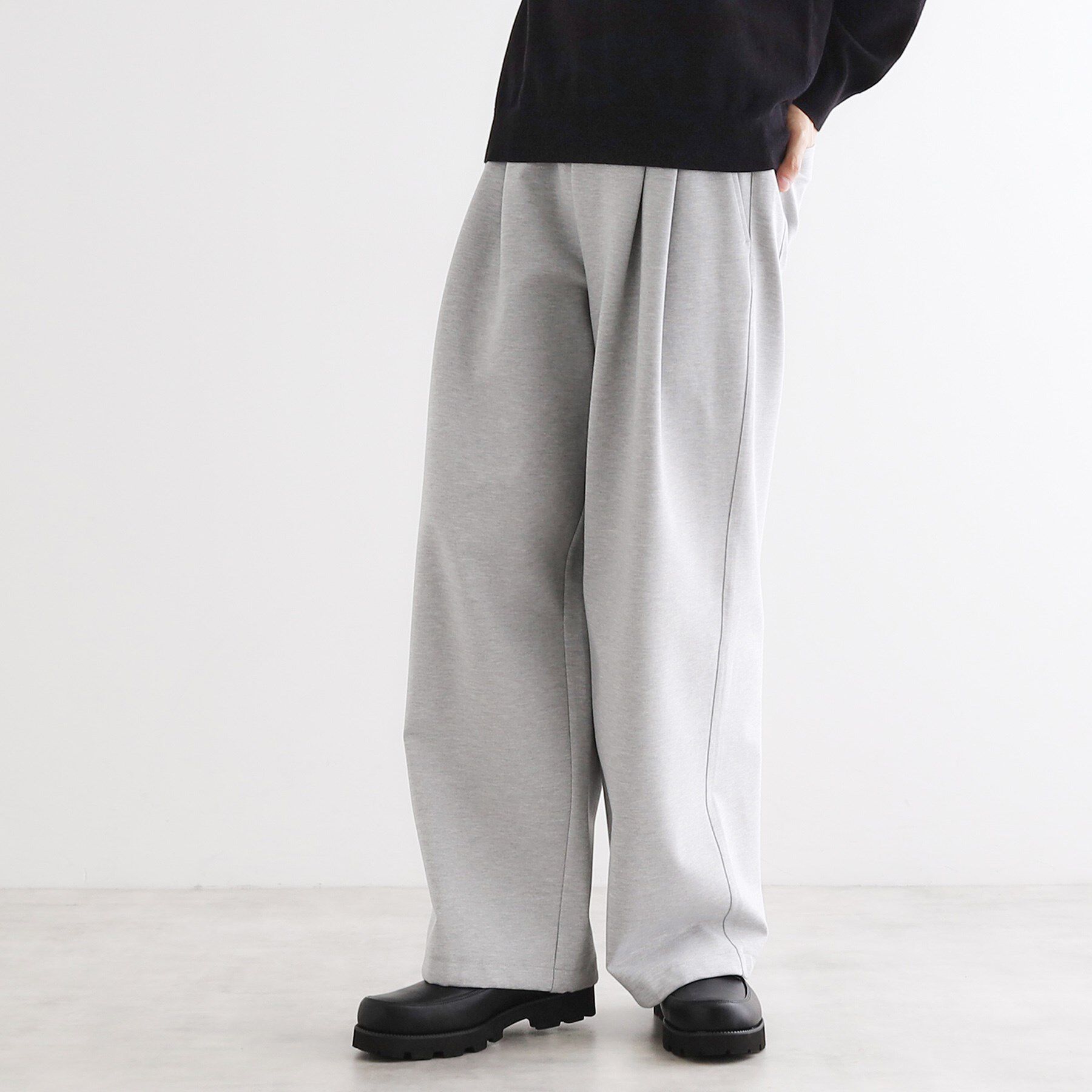 tk.TAKEO KIKUCHI「バギーダンボールスウェットパンツ」|その他|グレー(712)