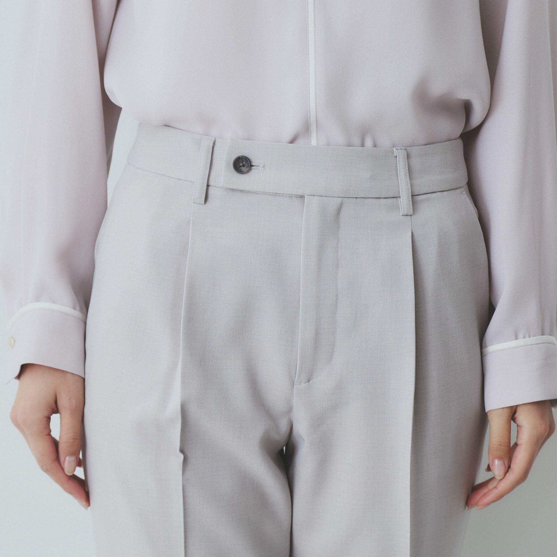 index「ドライタッチストレッチテーパードパンツ/セットアップ対応【洗濯機洗い可/イージーアイロン】」|その他|