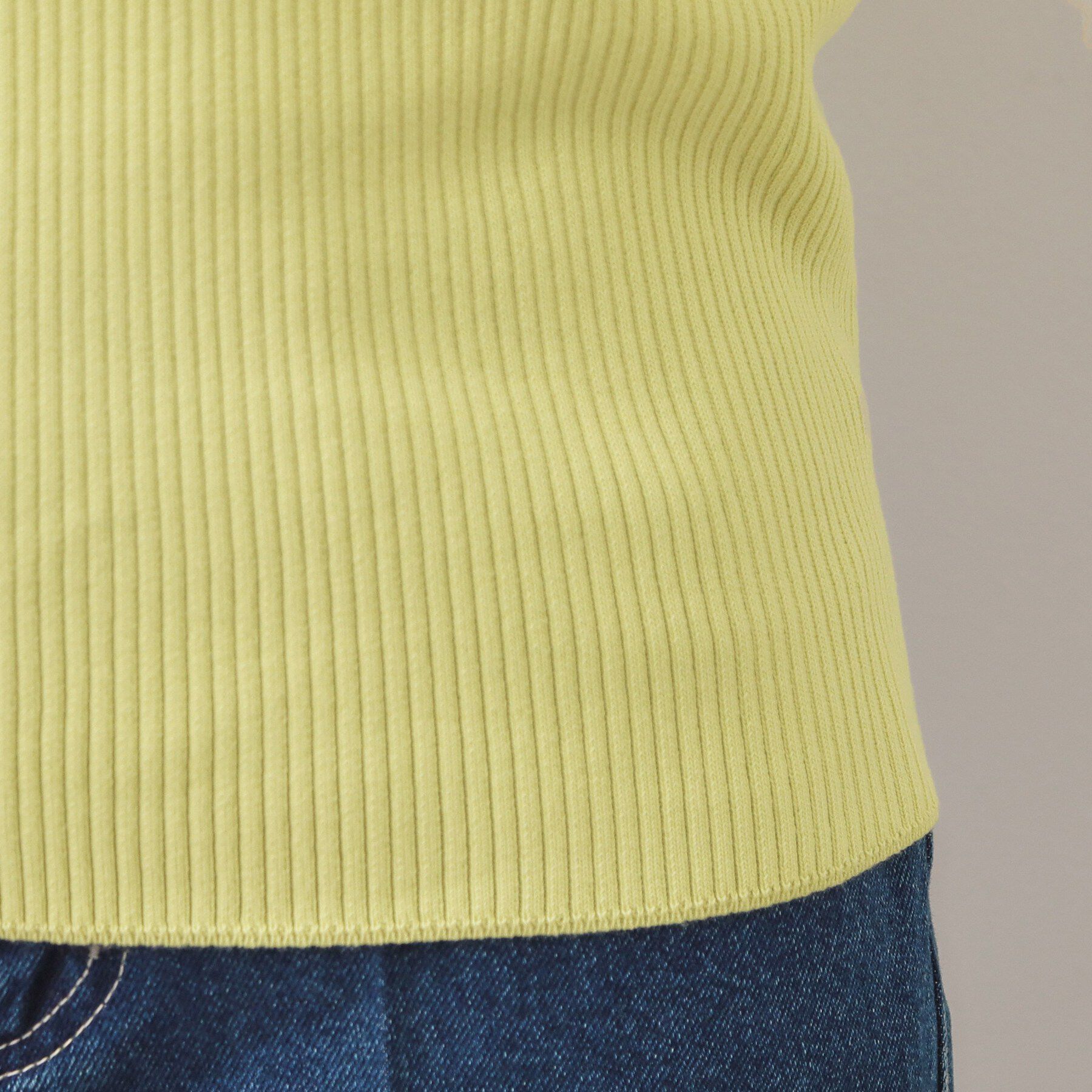 index「オーガニックコットンリブシアーフレア【ハンドウォッシャブル／UVケア】」|ニット・セーター|