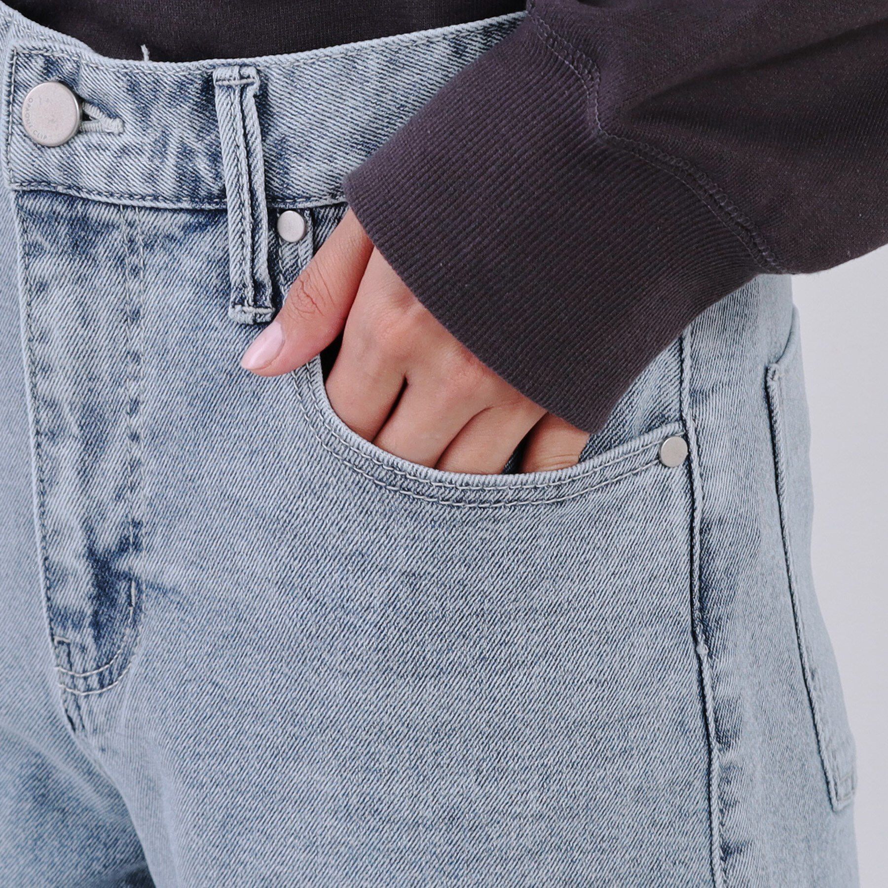 OPAQUE.CLIP「《SS-LLsize》ストレッチダメージストレートデニム【洗濯機洗い可】」|その他|