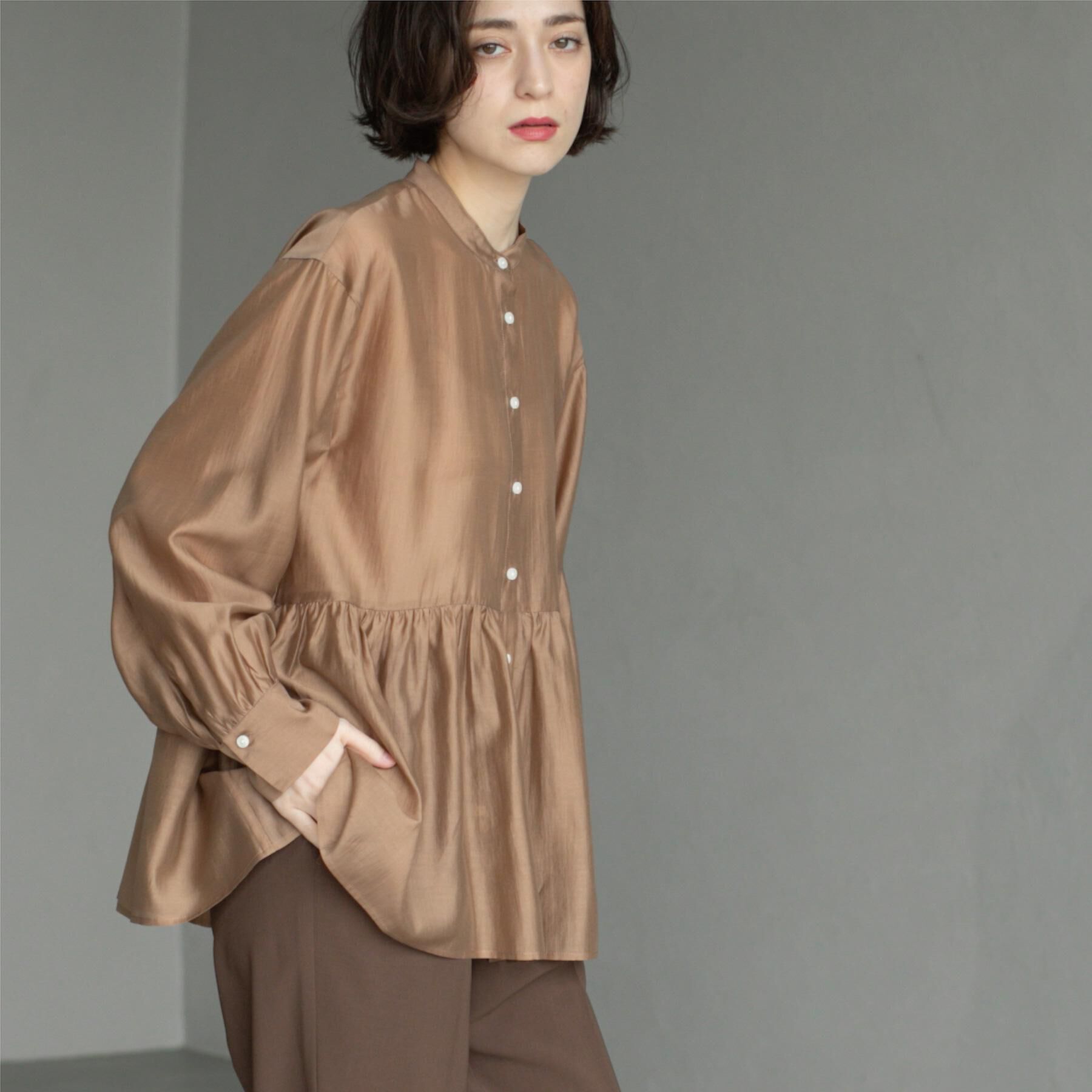 OPAQUE.CLIP「シアーペプラムブラウス【洗濯機洗い可】」|シャツ・ブラウス|