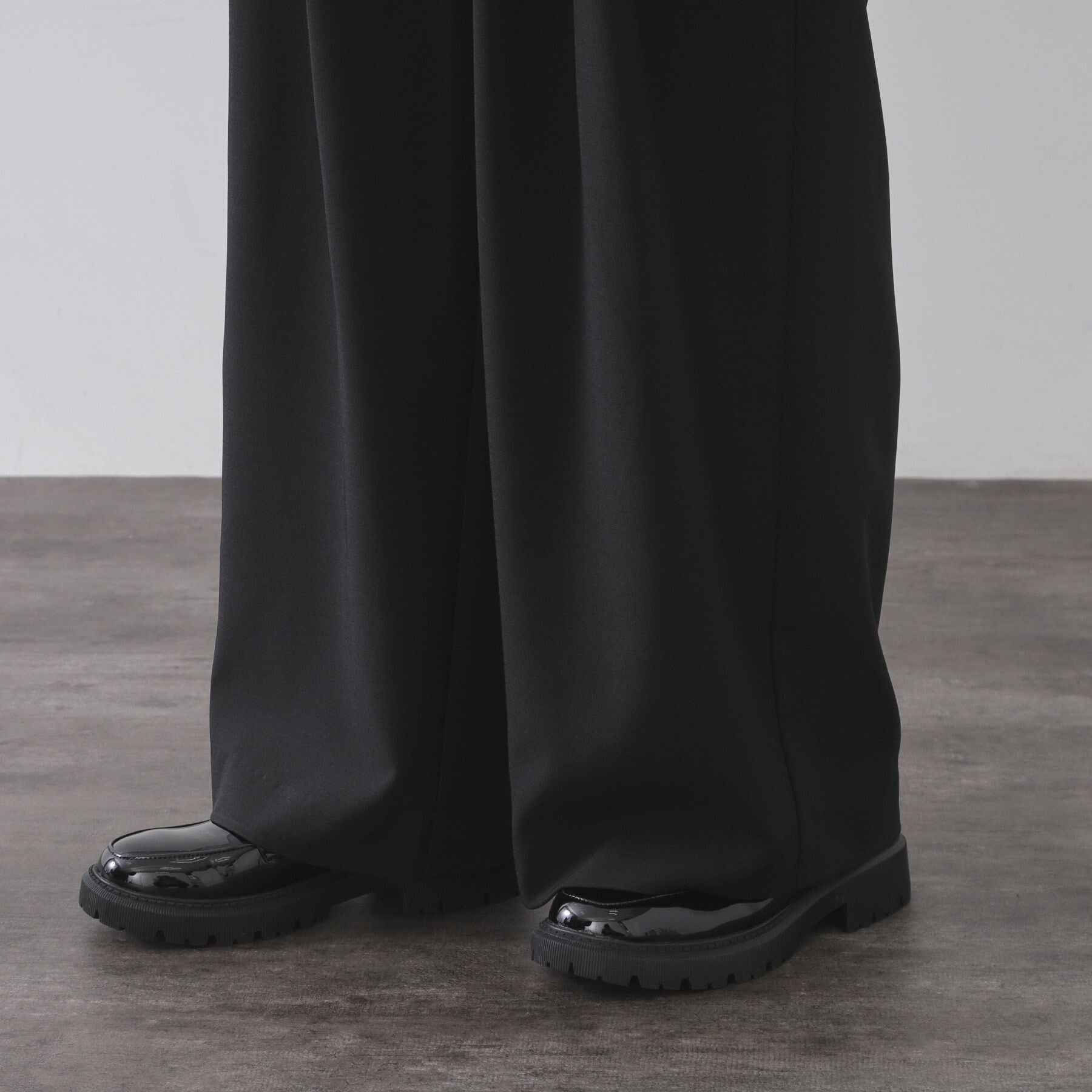 OPAQUE.CLIP「タックデザインワイドパンツ【洗濯機OK】」|その他|