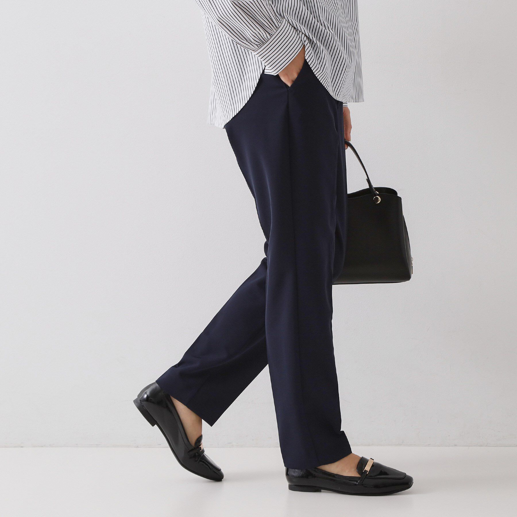 OPAQUE.CLIP「≪通勤・セレモニーセットアップ対応≫ テーパードパンツダブルクロス【洗濯機OK】」|その他|