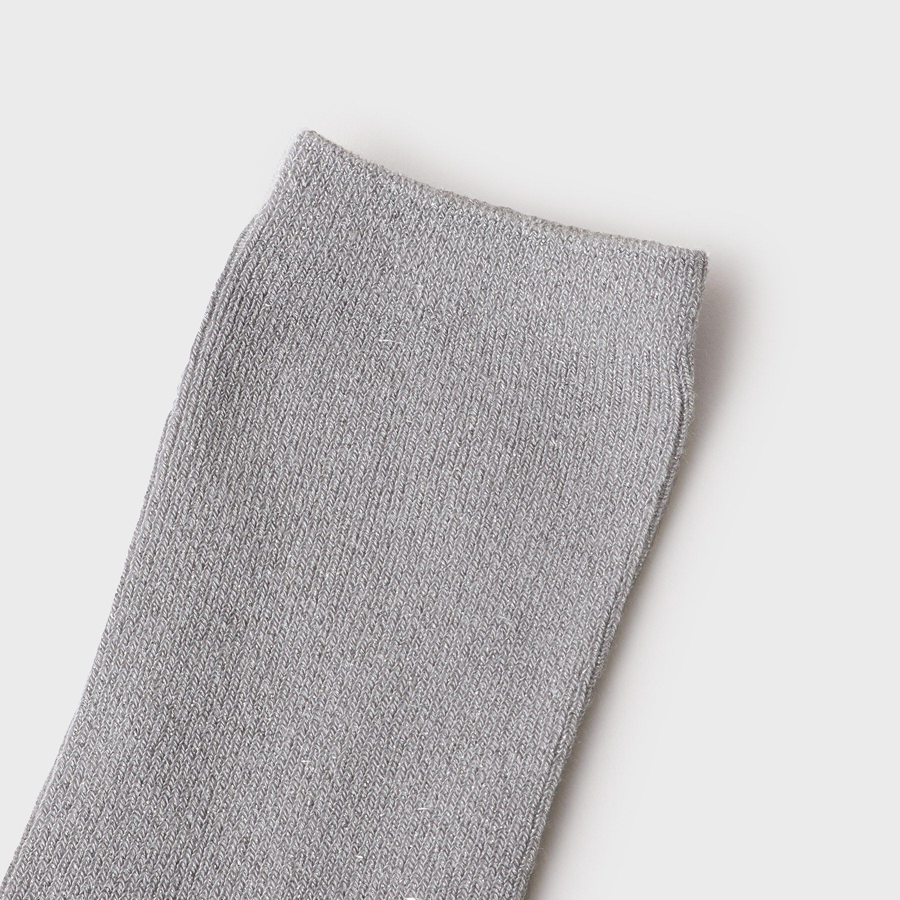 OPAQUE.CLIP「リブ入りラメソックス」|ソックス|