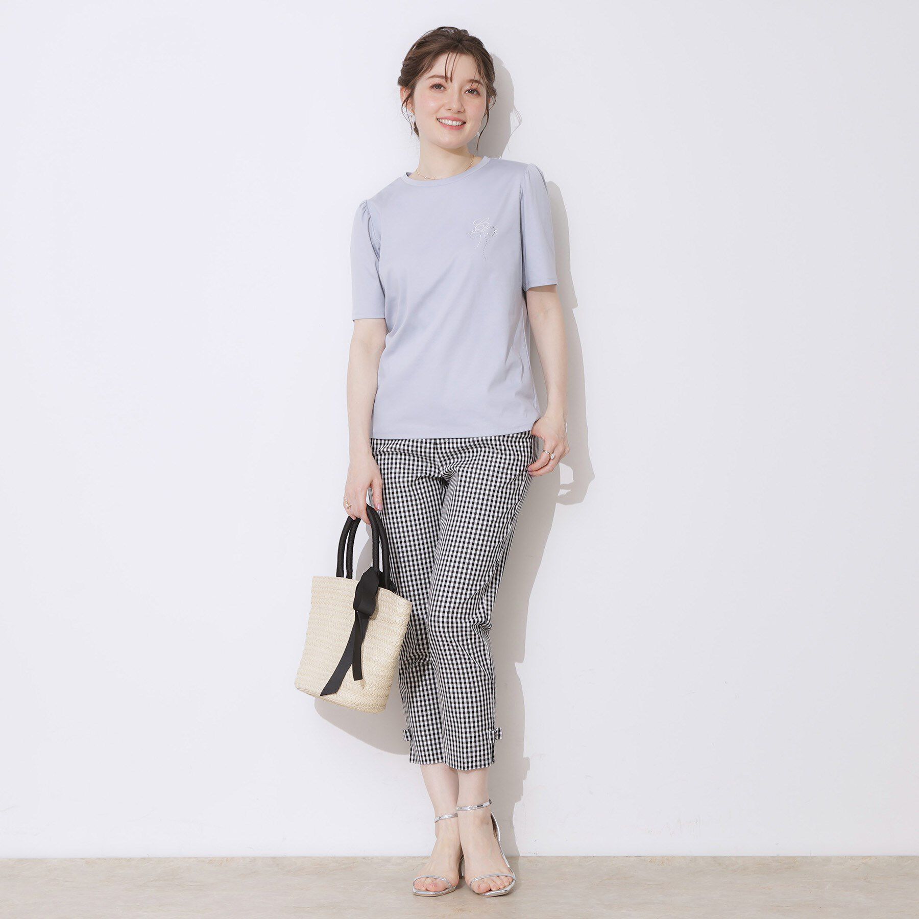 Couture broach「【接触冷感・UV・マシンウォッシャブル】60CBロゴT」|Tシャツ・カットソー|