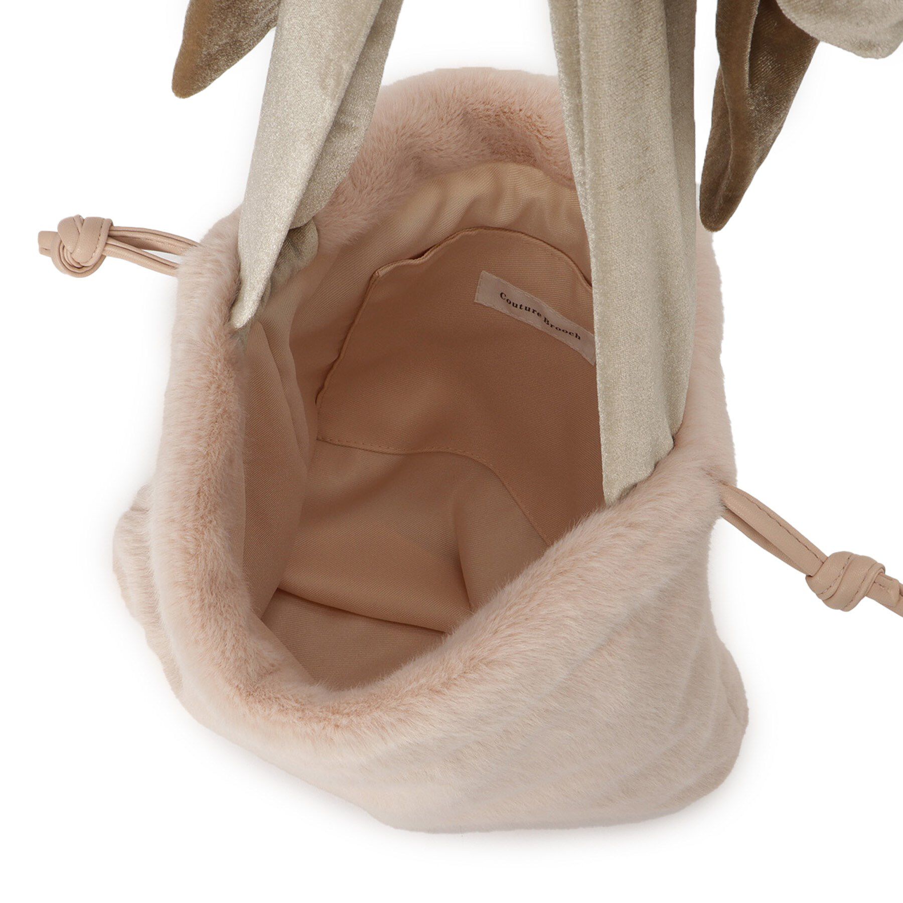 Couture broach「ベロアリボンフェイクファートートバッグ」|トートバッグ|