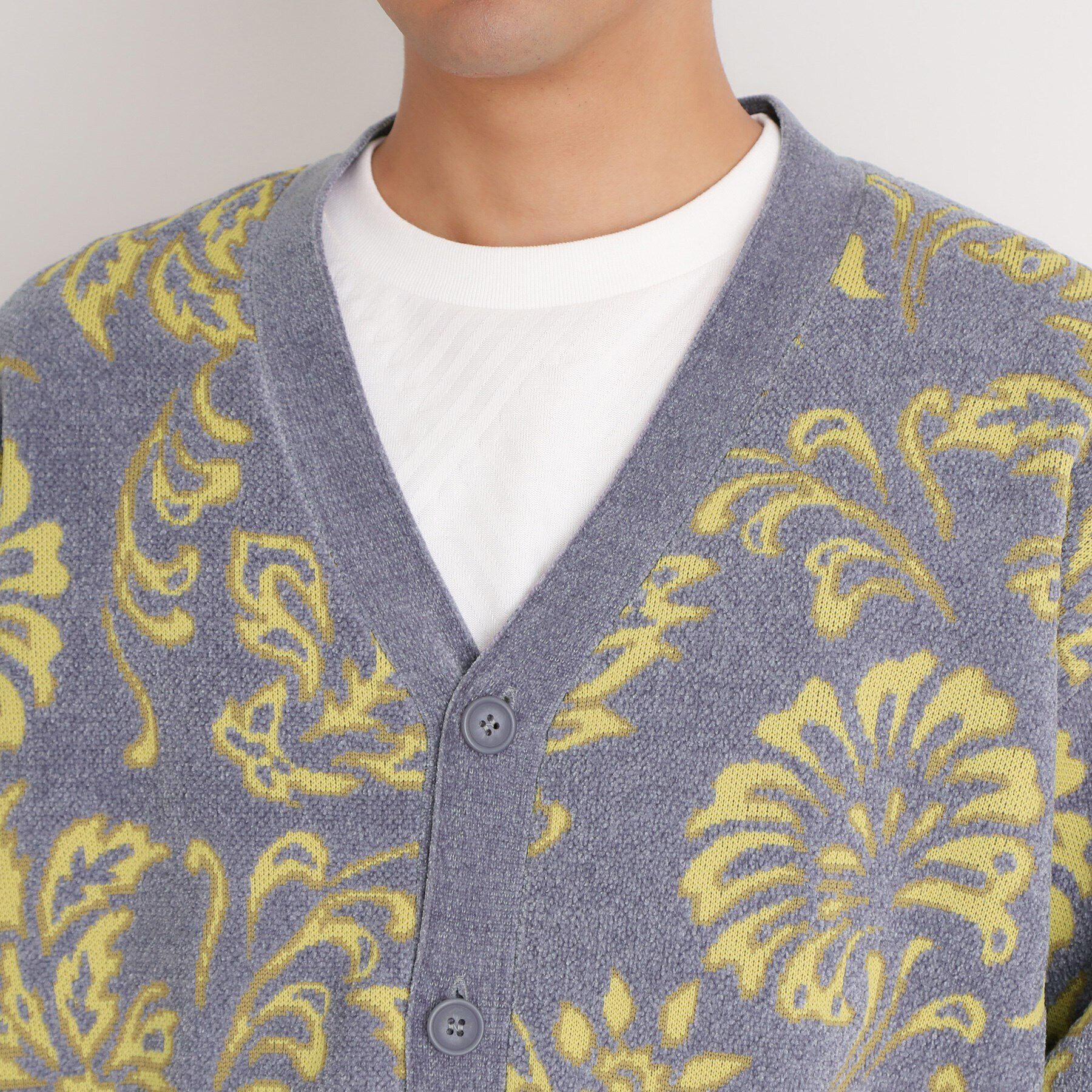 THE SHOP TK「モールジャカードカーディガン」|カーディガン|