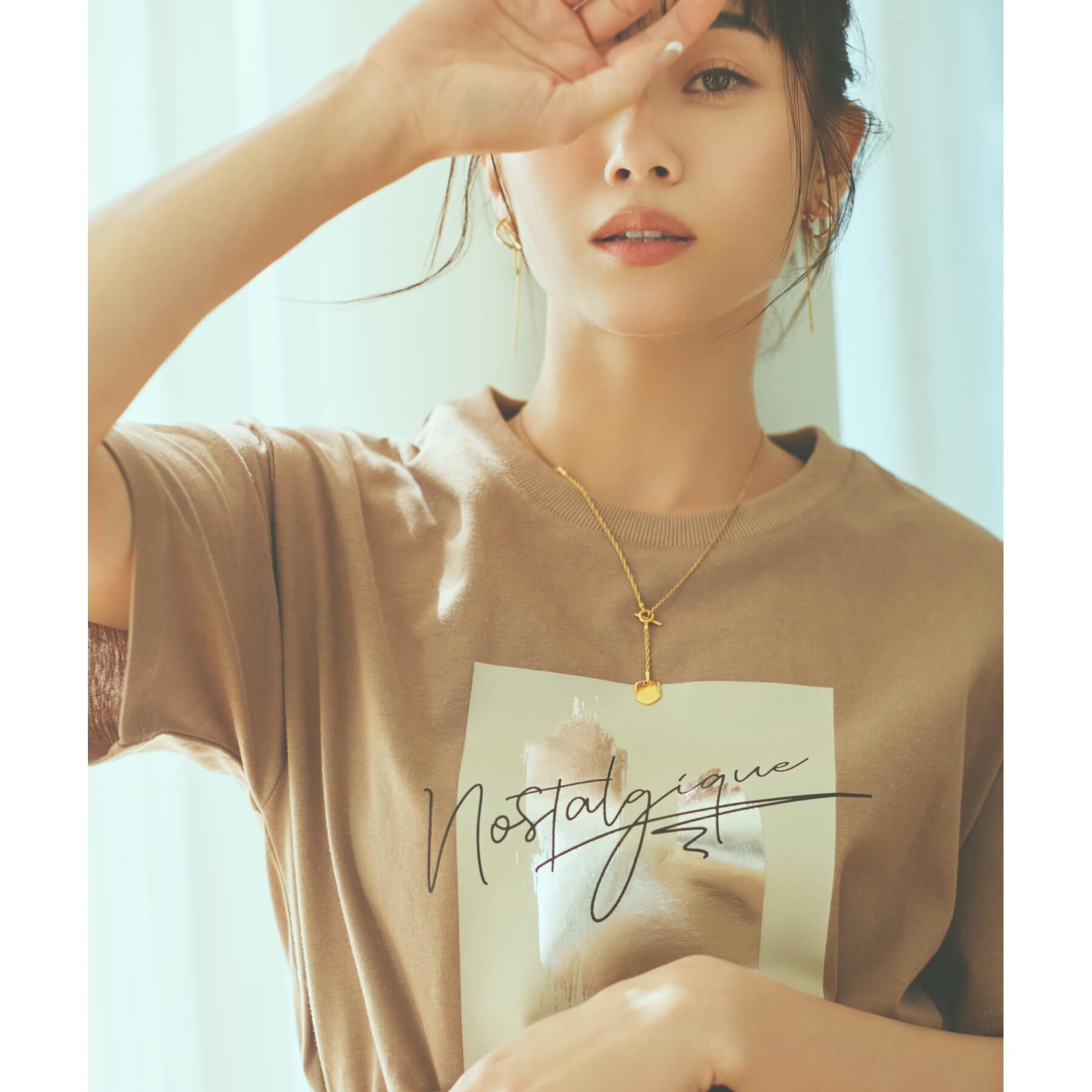 THE SHOP TK「ロゴアソートTシャツ【接触冷感/UVケア/洗濯機OK】」|Tシャツ・カットソー|トープ(154)