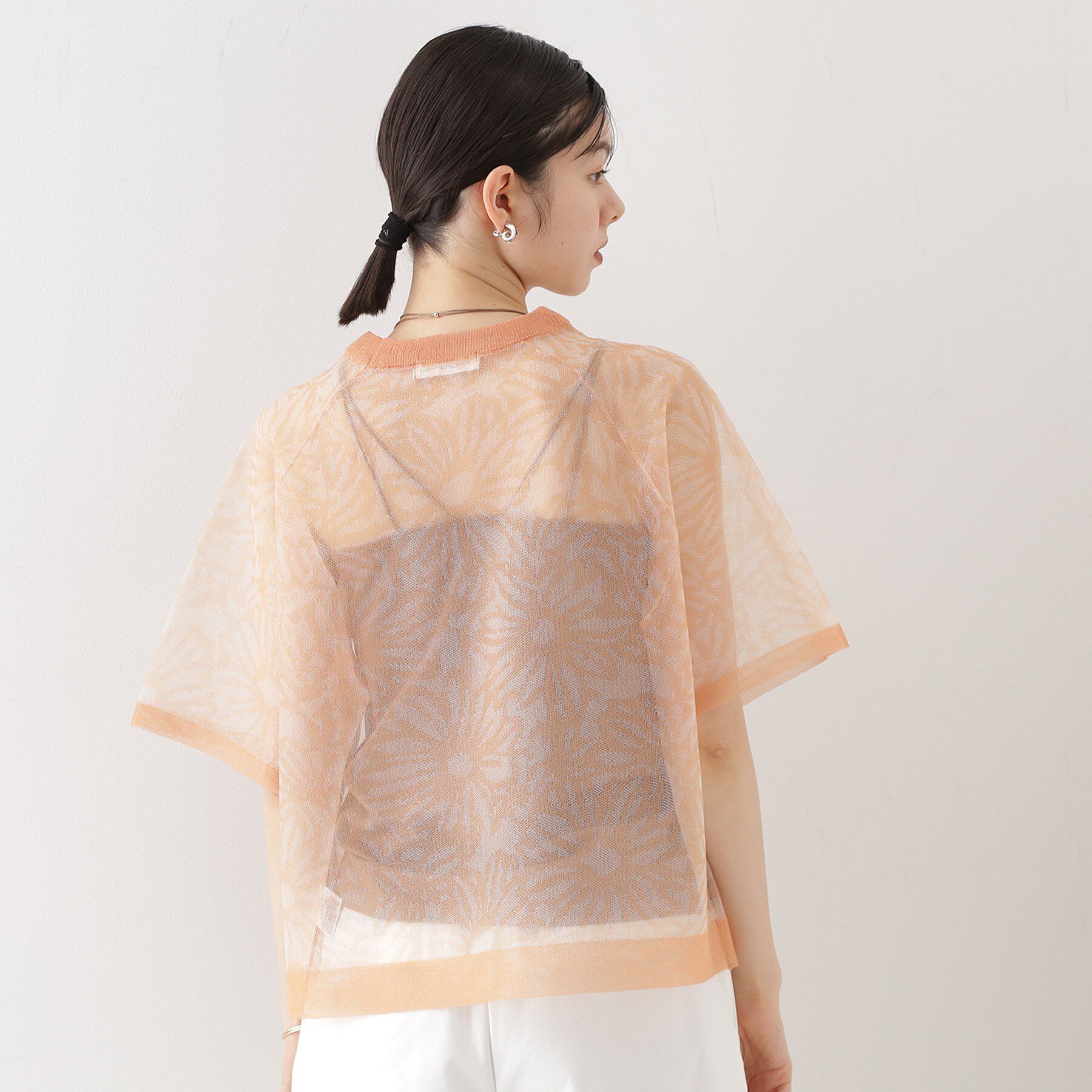 THE SHOP TK「カバーニットシアープルオーバー【洗える】」|ニット・セーター|