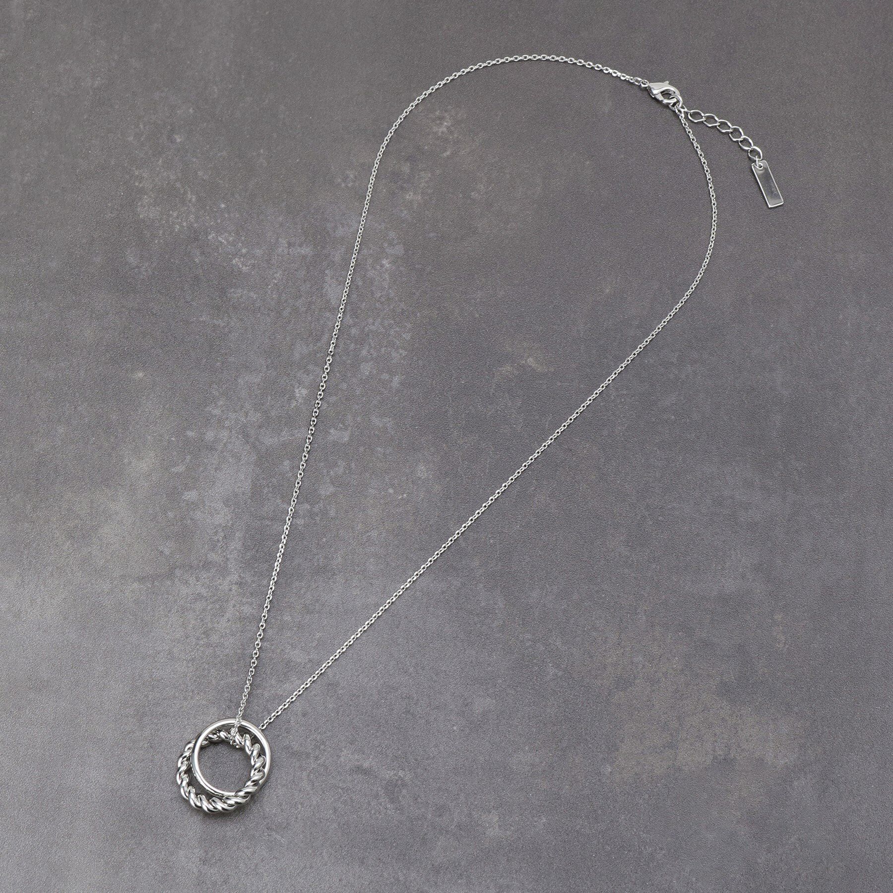 THE SHOP TK「ねじりリングネックレス」|ネックレス|