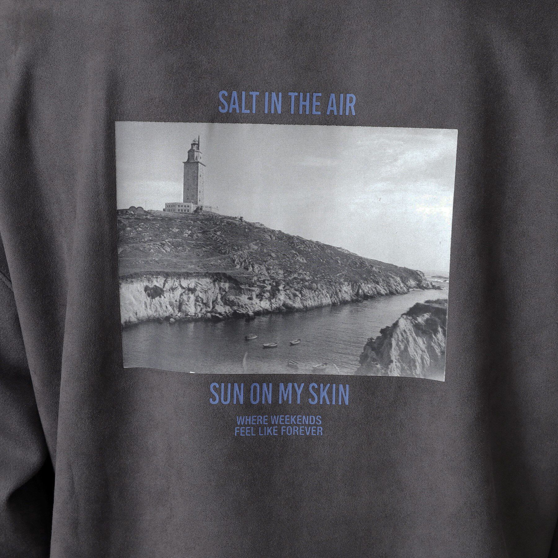 THE SHOP TK「スエード フォトプリントスウェット 【洗濯機OK】」|Tシャツ・カットソー|