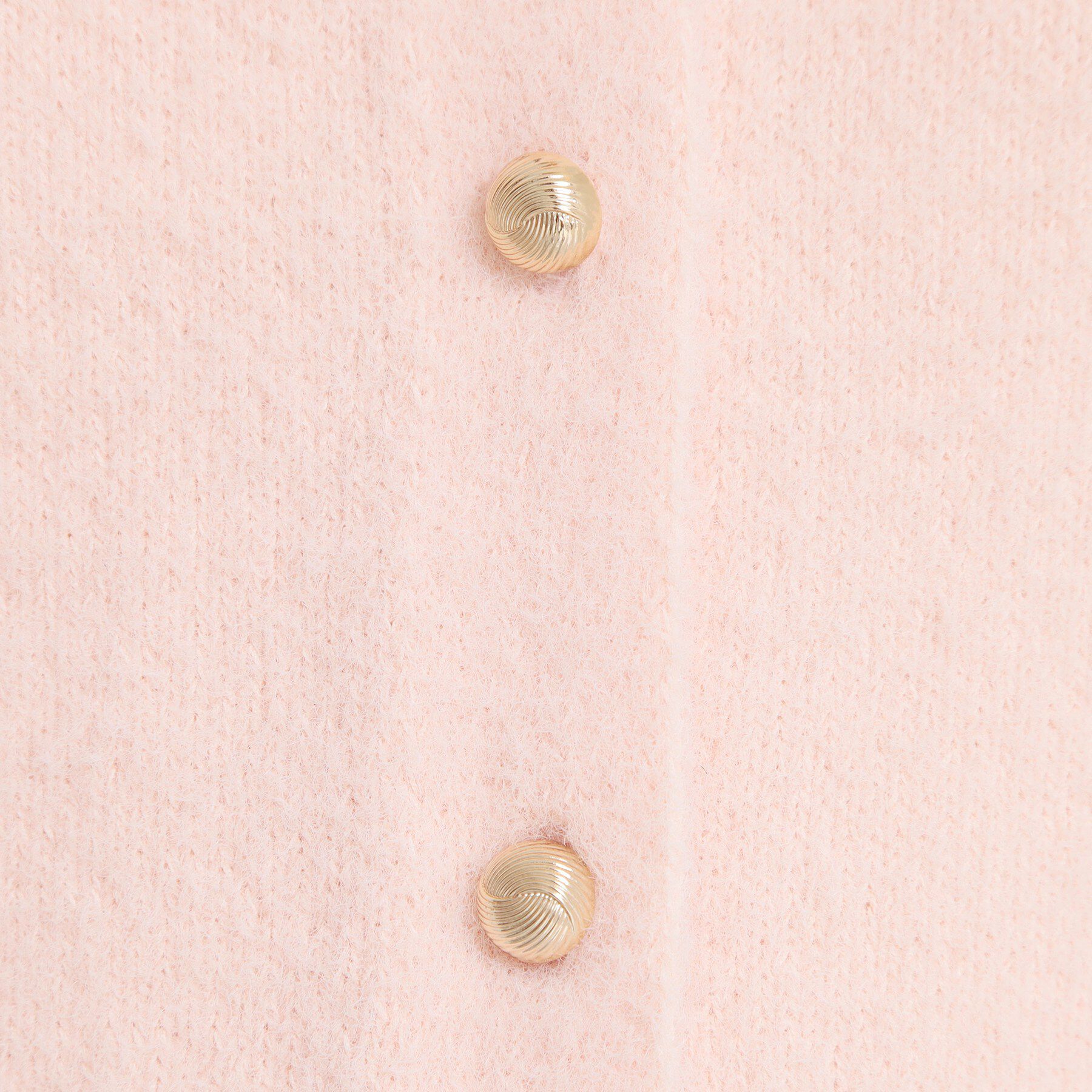 THE SHOP TK「ふわふわミニシャギー クルーネックカーディガン」|カーディガン|