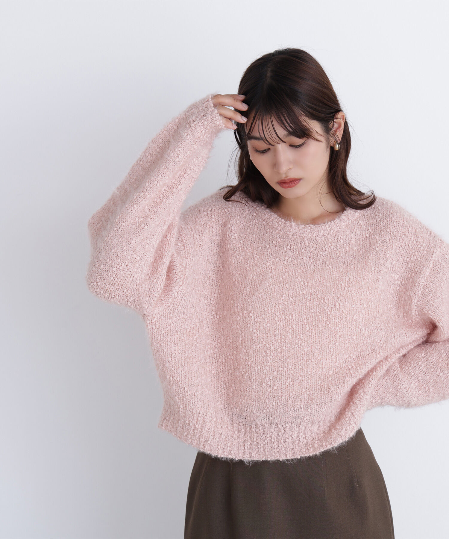  「フェザーネップニット」|ニット・セーター|