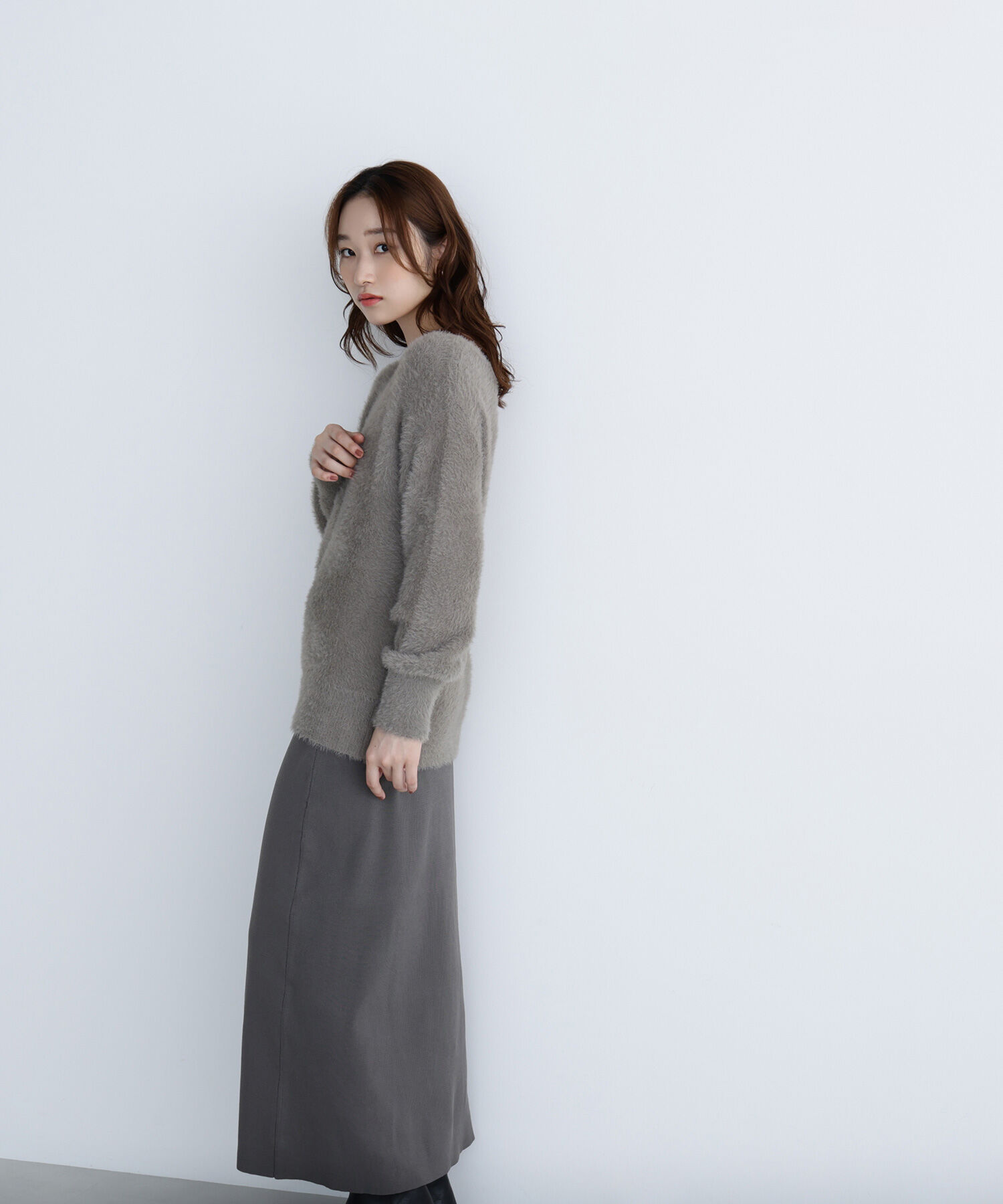  「フェザーニットセットアップ」|ワンピース|