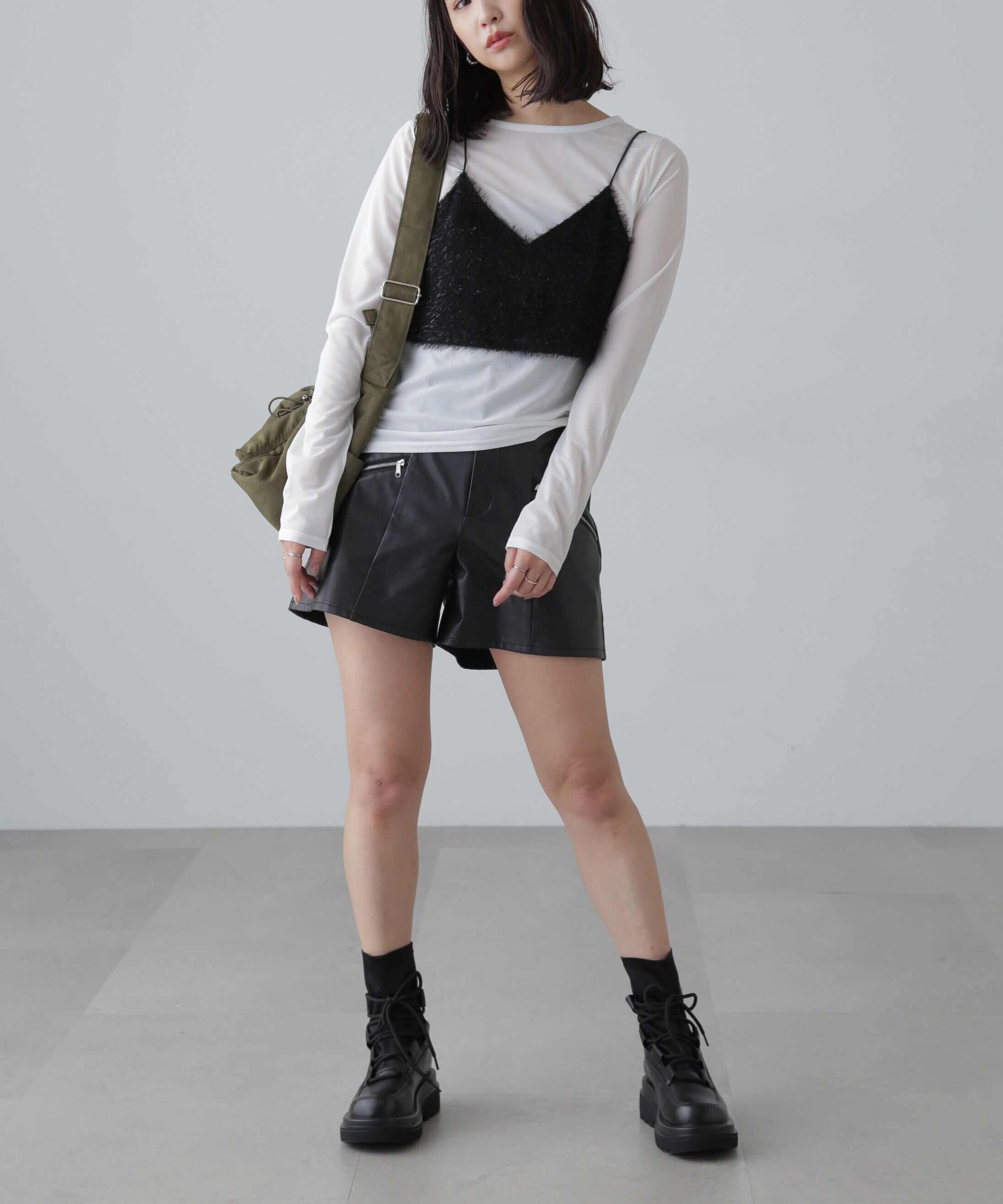  「ラメキャミソールビスチェ」|シャツ・ブラウス|