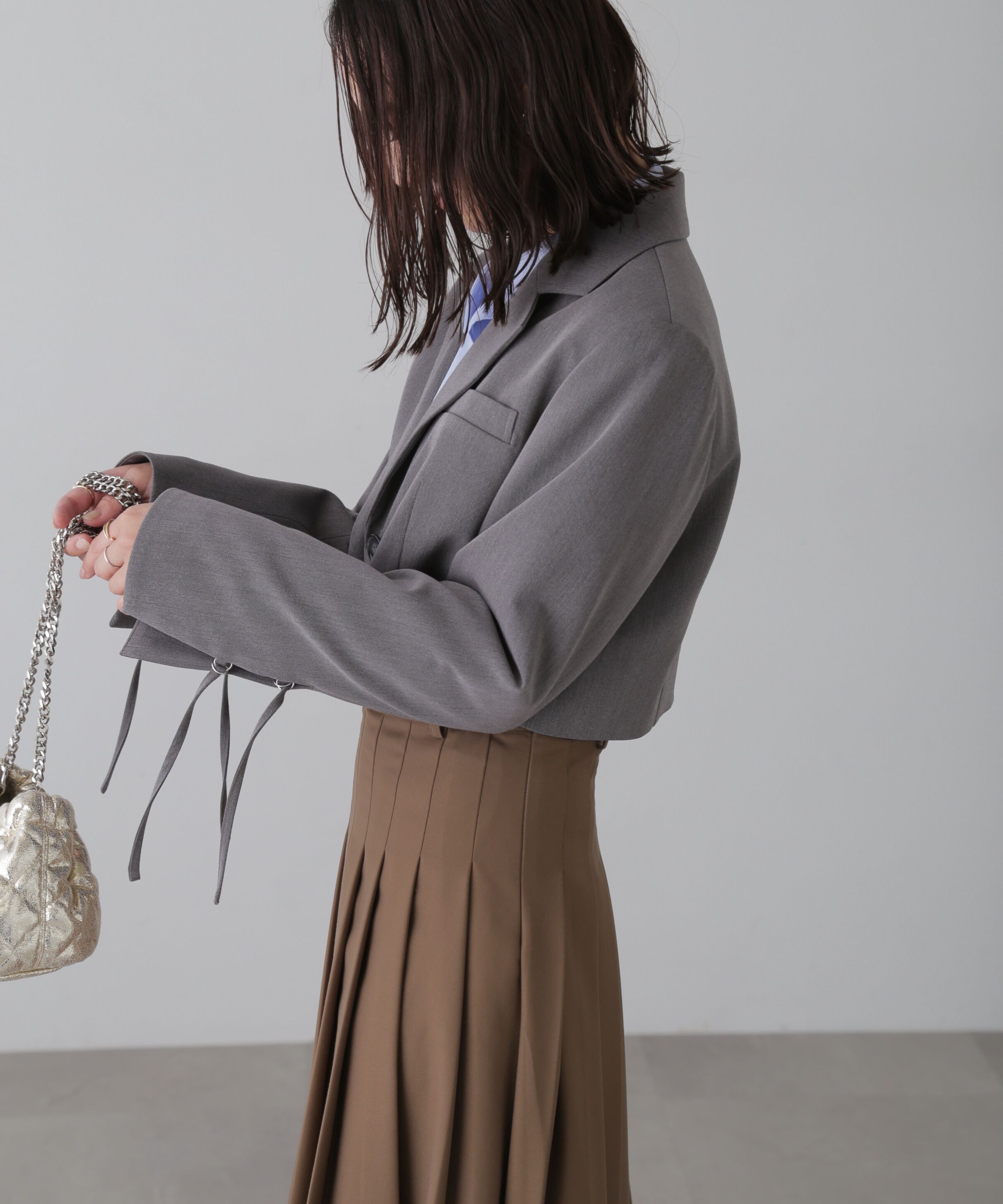  「ショート丈シングルジャケット」|その他|