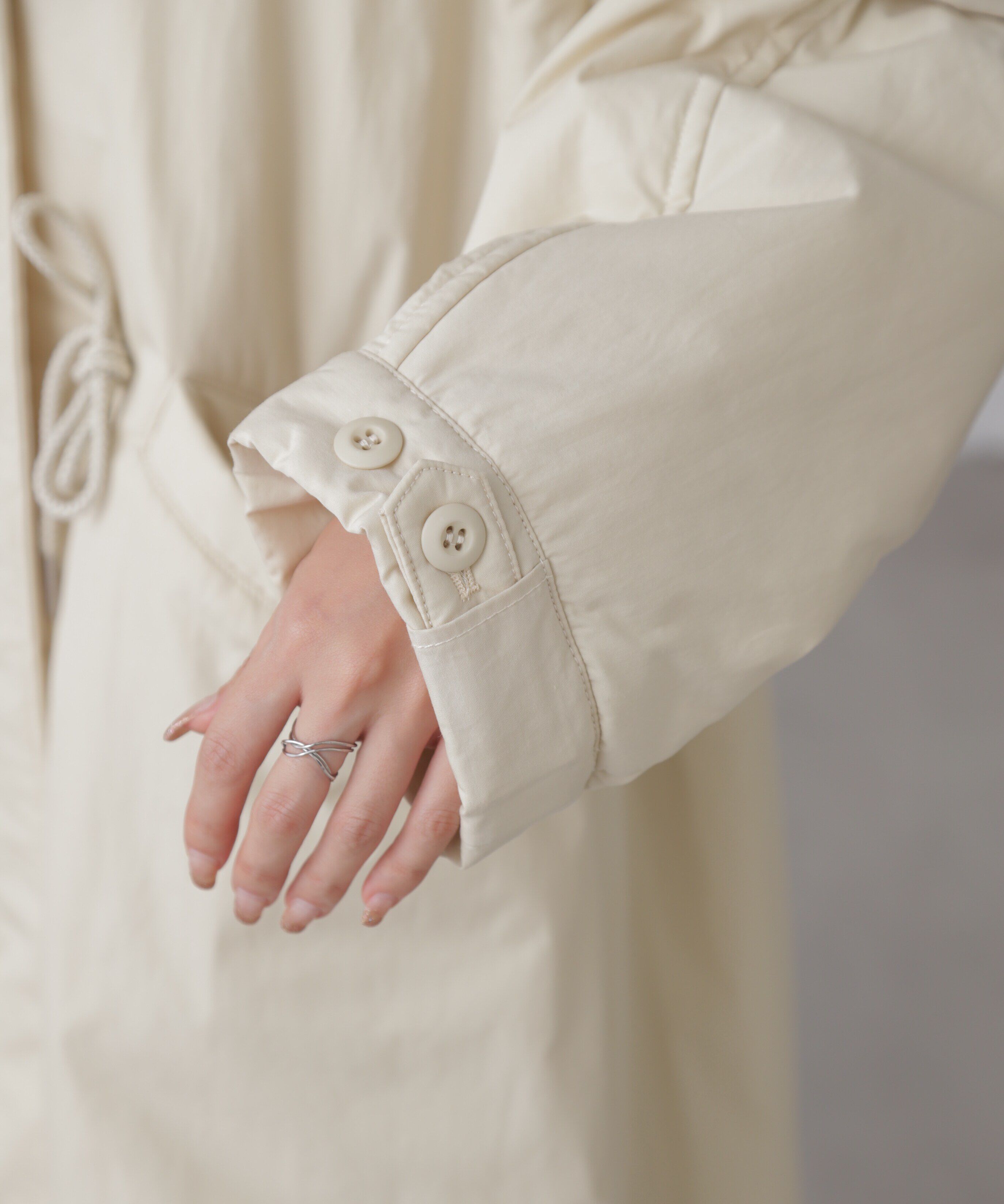  「中綿ロングミリタリーコート」|その他|