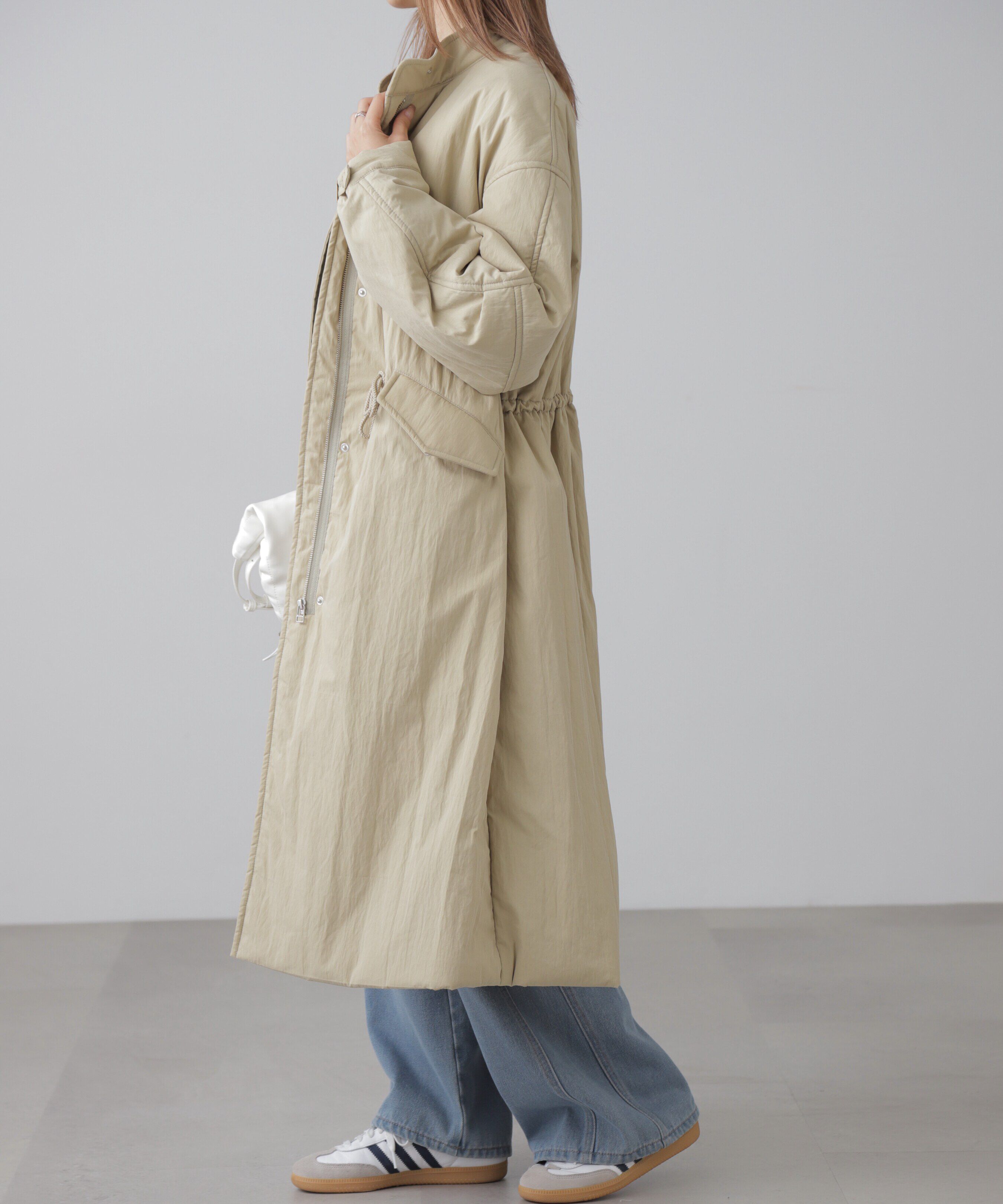  「中綿ロングミリタリーコート」|その他|