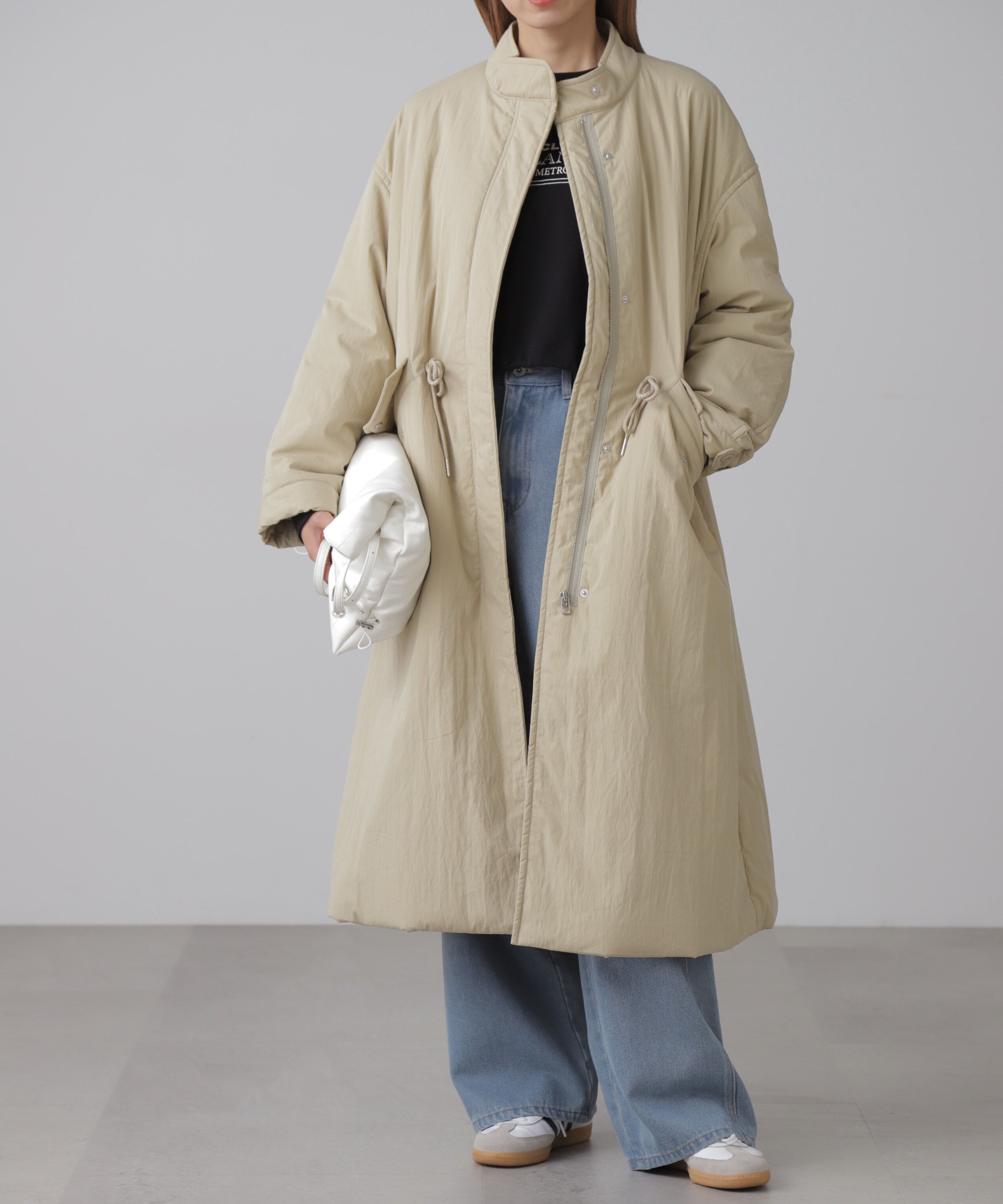  「中綿ロングミリタリーコート」|その他|