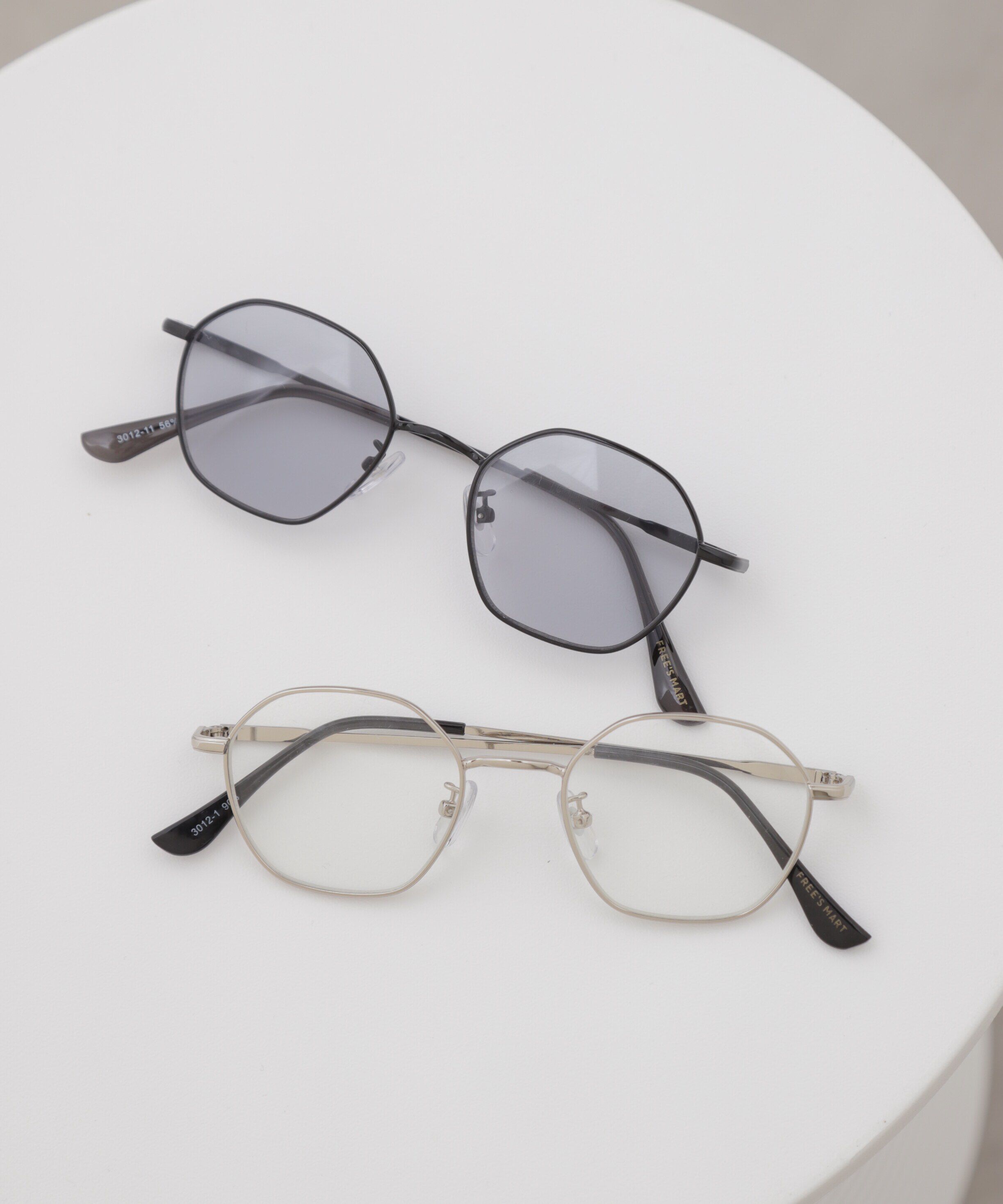  「細フレームサングラス」|ハンカチ|