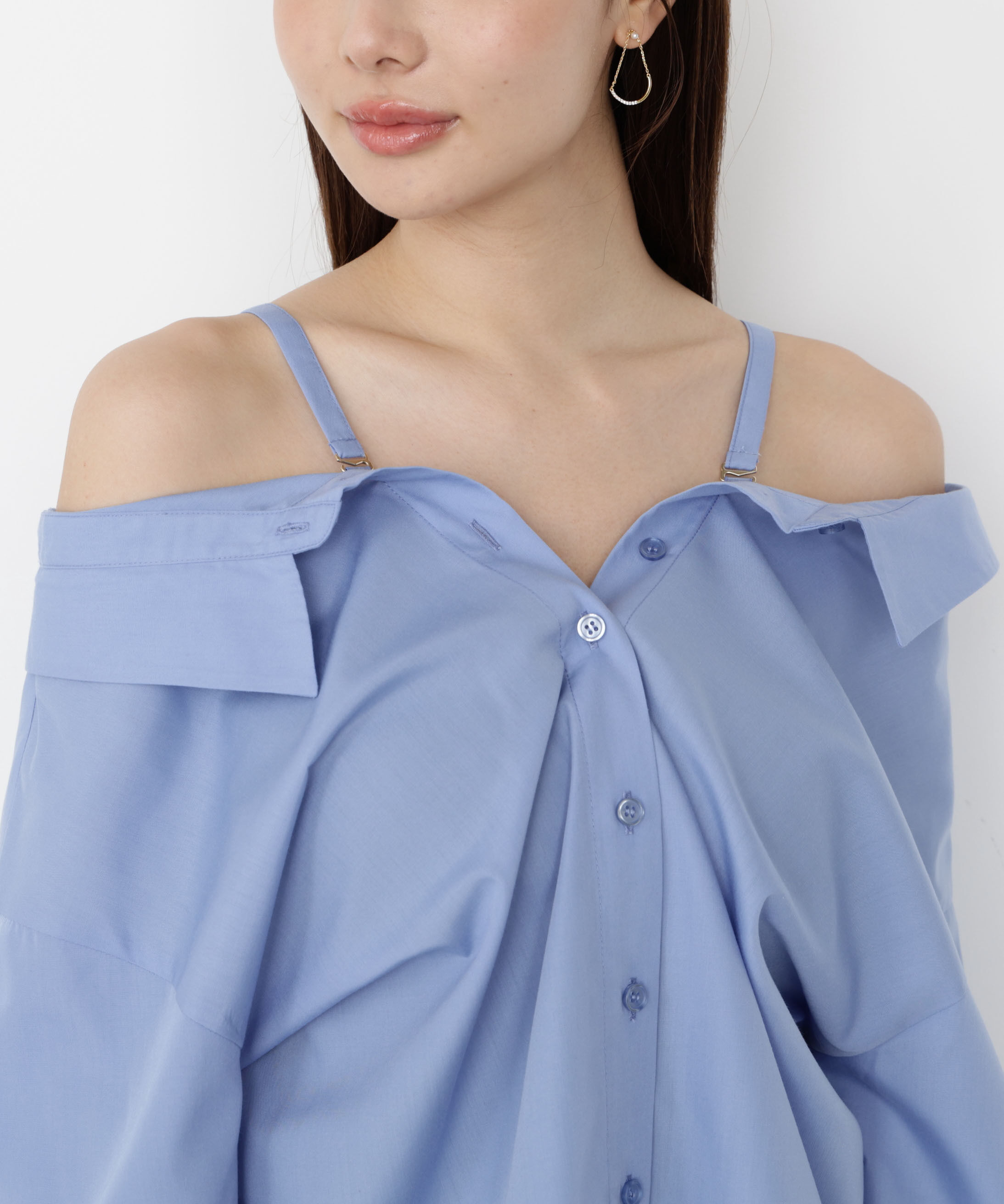 PROPORTION BODY DRESSING「2wayシャツ 25AW」|シャツ・ブラウス|