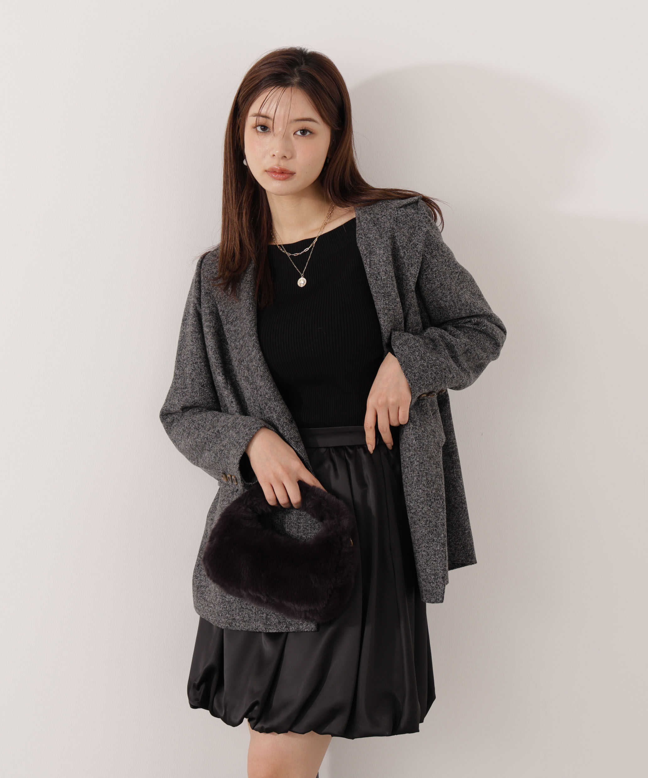 PROPORTION BODY DRESSING「＜ウォッシャブル＞バルーンミニスカート」|スカート|