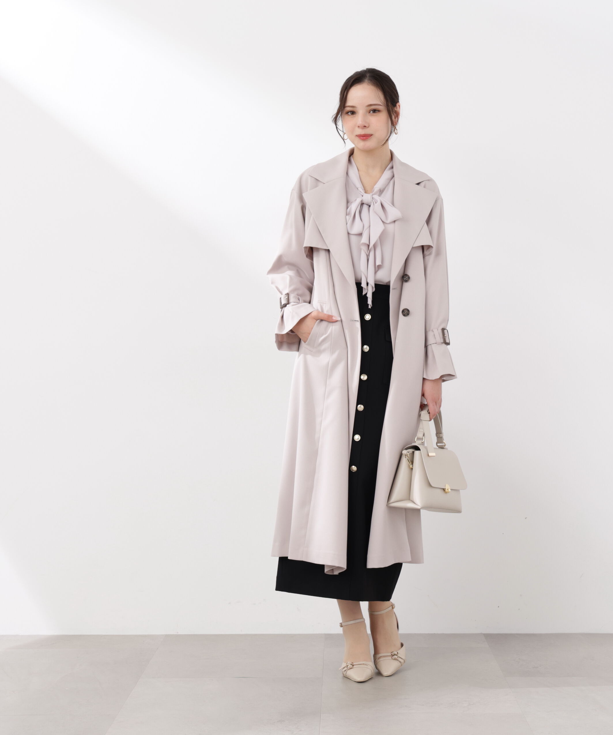 PROPORTION BODY DRESSING「＜防シワ/花粉リリース＞ベーシックトレンチコート」|その他|