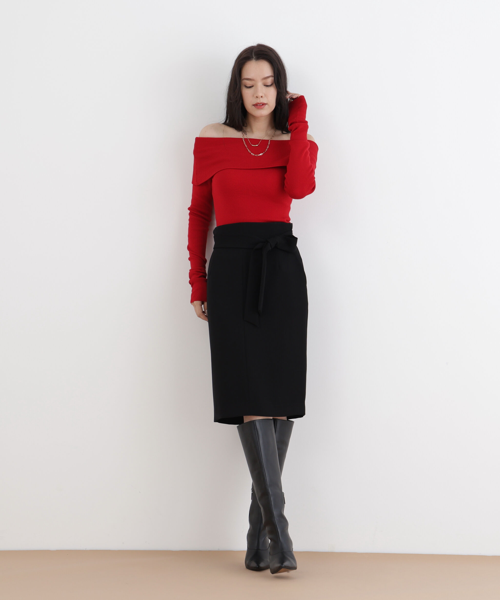  「◆２WAYベルトタイトスカート」|スカート|