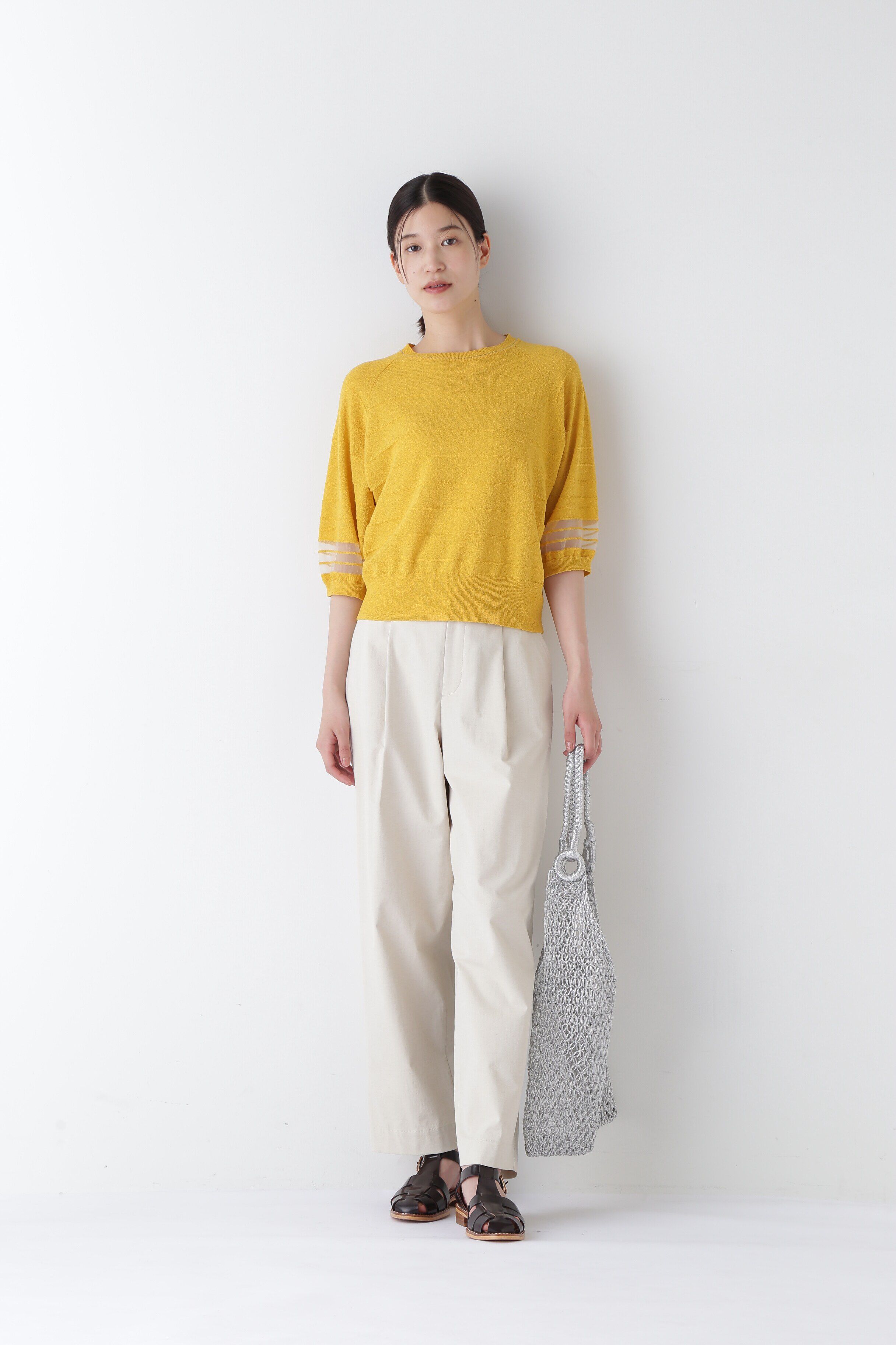  「◆ブークレボーダーニット」|ニット・セーター|