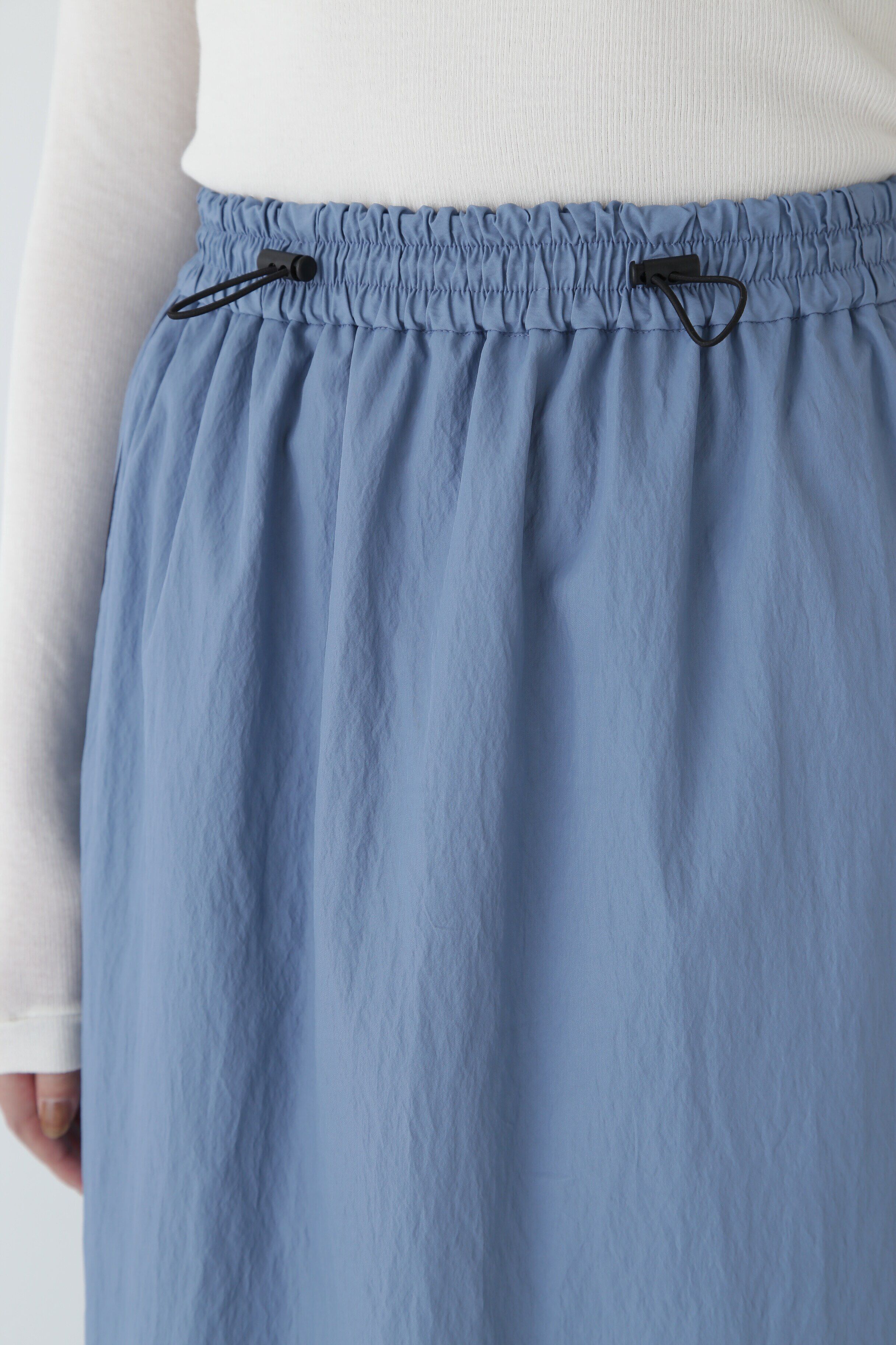  「◆マットツイル脇配色ラインスカート」|スカート|