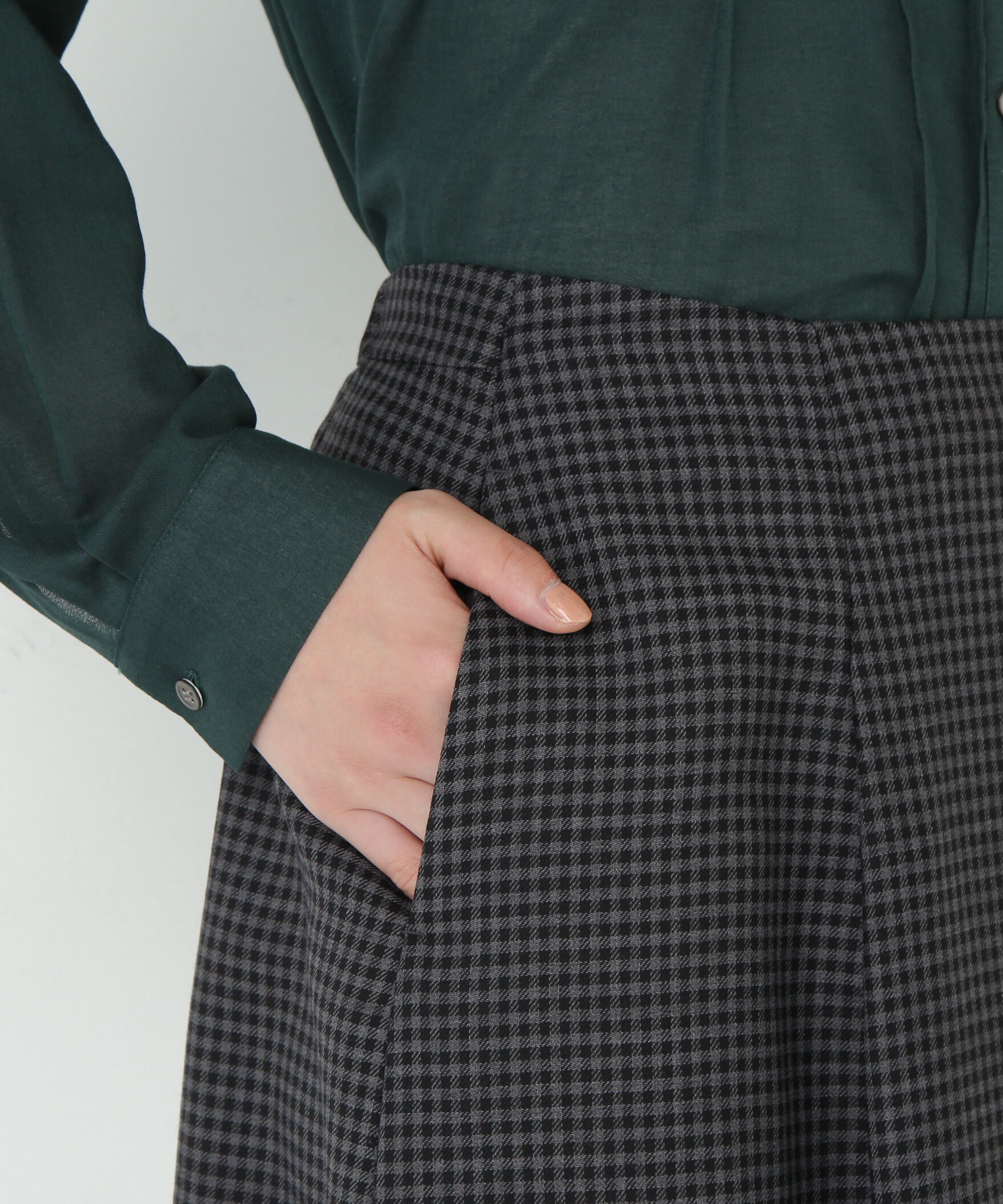  「◆先染めチェックキルト風スカート」|スカート|