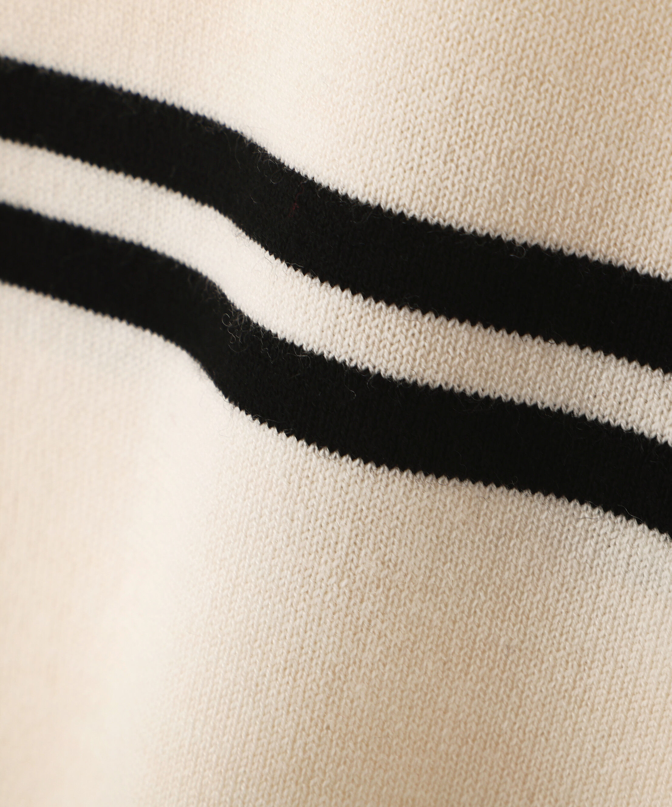  「◆ハイゲージプレーティング天竺衿付きニット」|ニット・セーター|